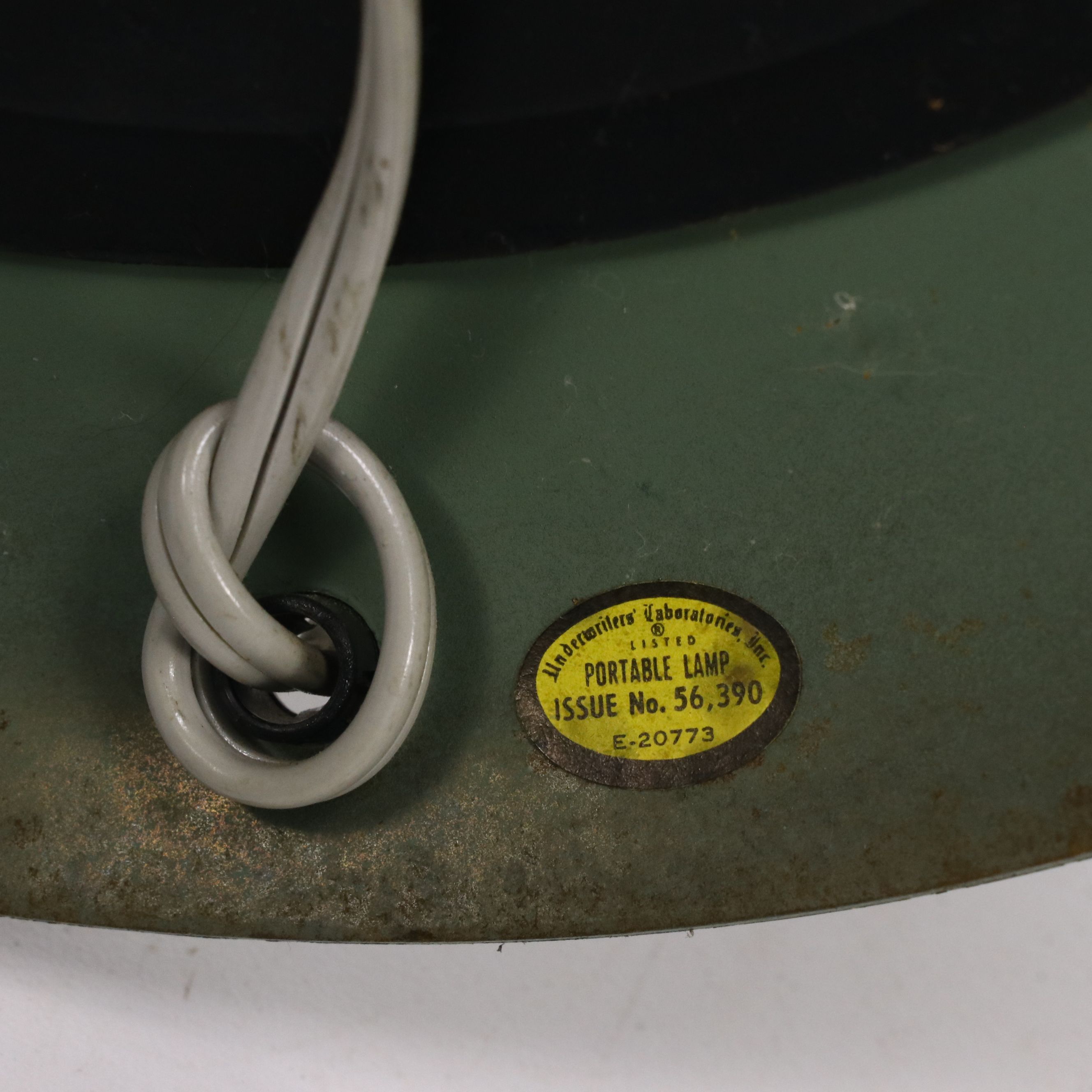 Vintage Floral Green Toleware Floor Lamps