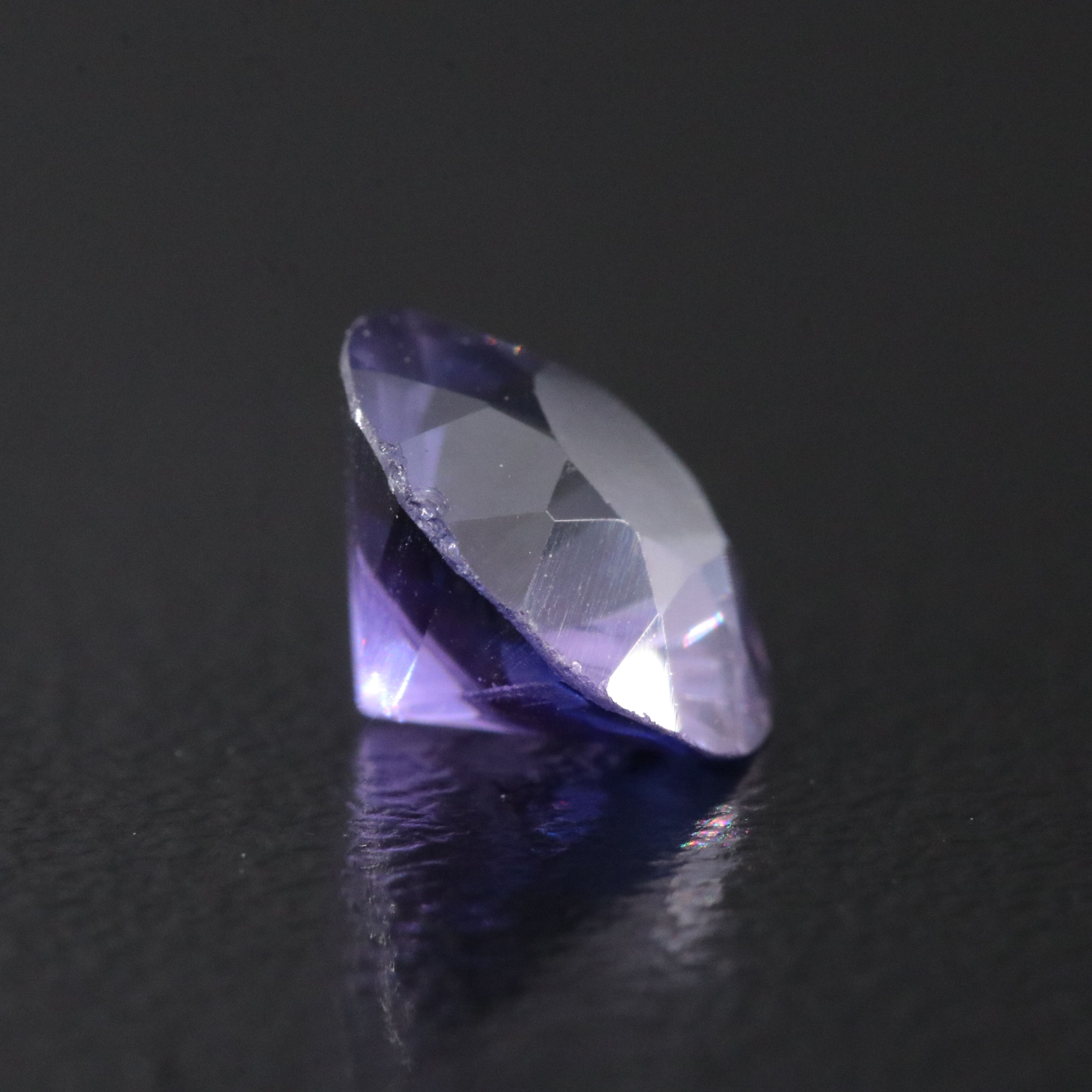 Loose 2.20 CT Lab Grown Purple Sapphire