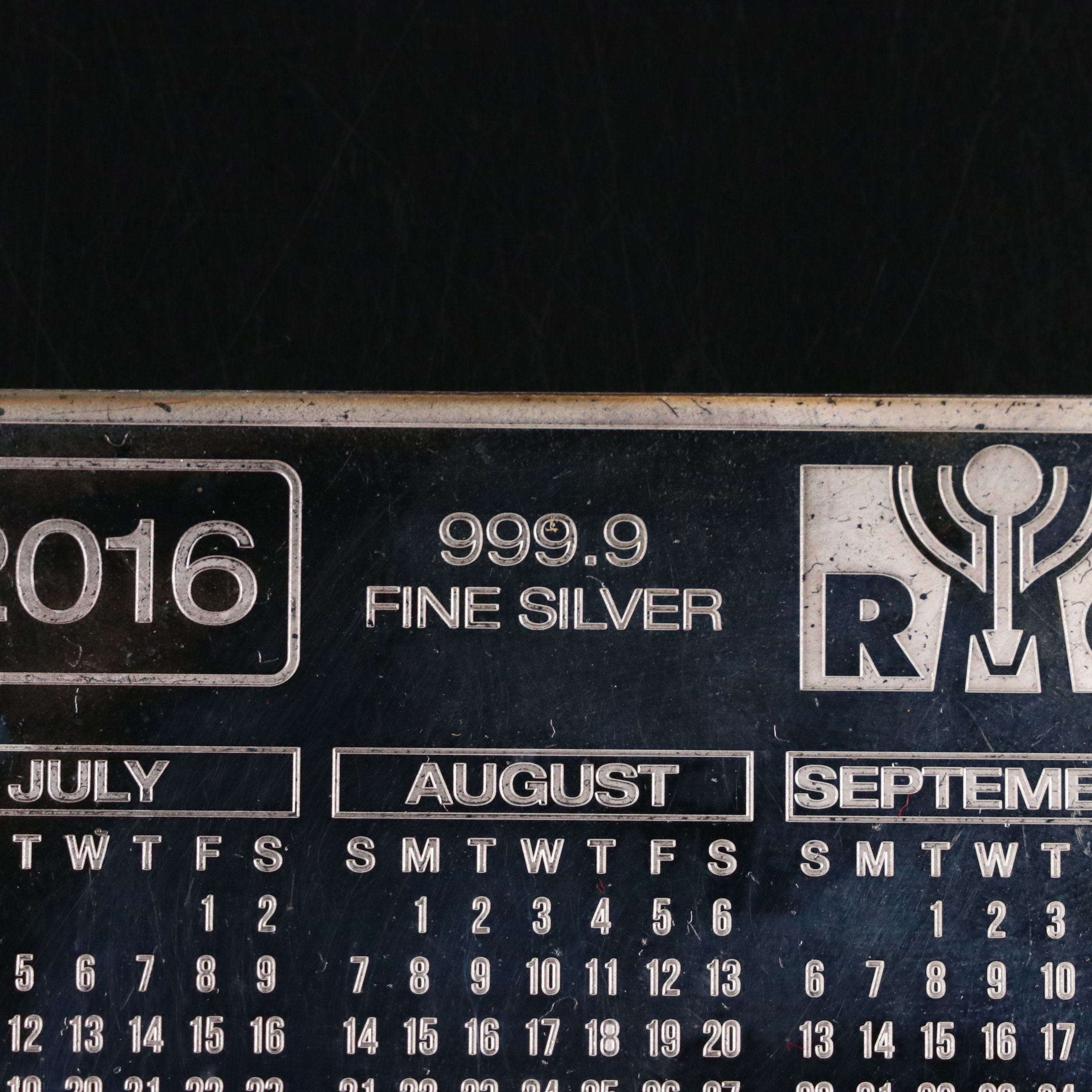 Fine Silver Republic Metals Corporation Financial Pocket Calendar, 2016