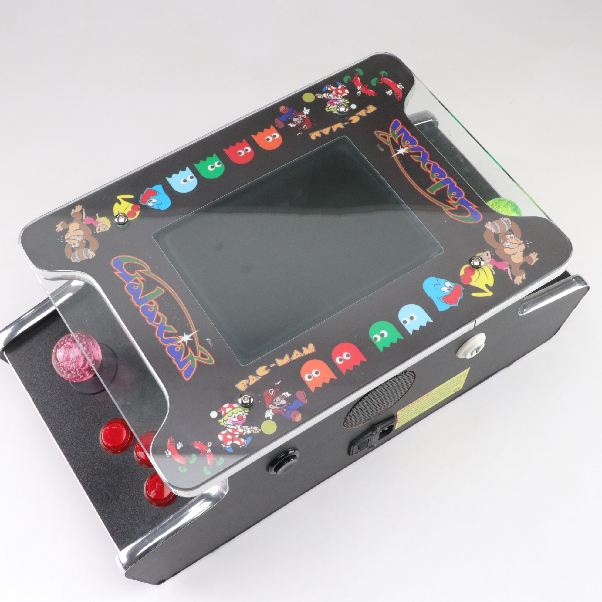 Cocktail Tabletop Arcade Machine with Pac-Man and More
