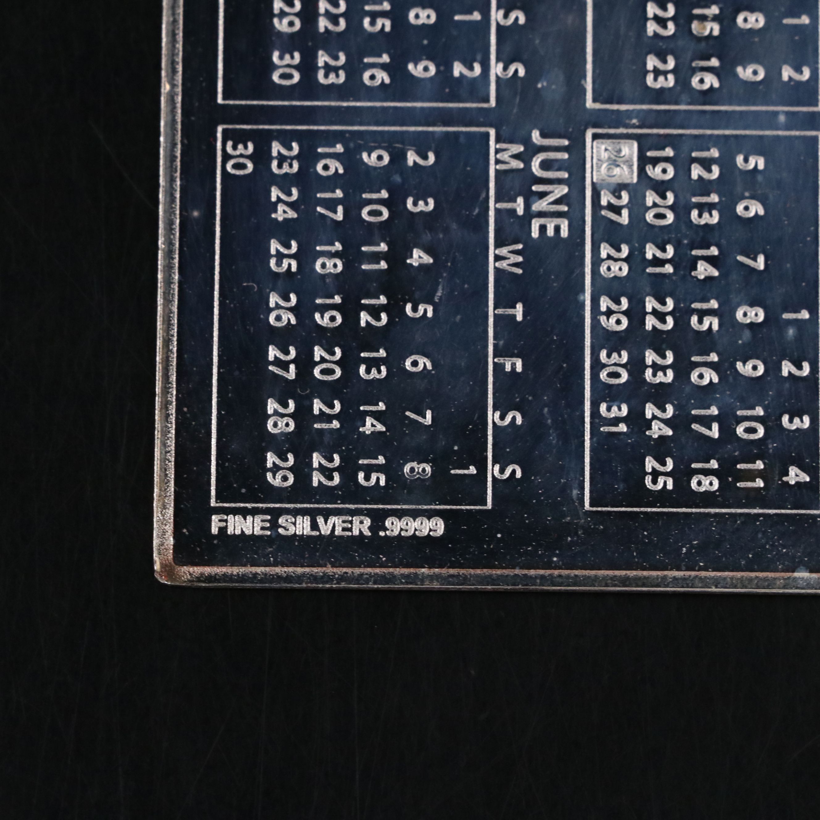 Fine Silver Republic Metals Corporation Financial Pocket Calendar, 2014