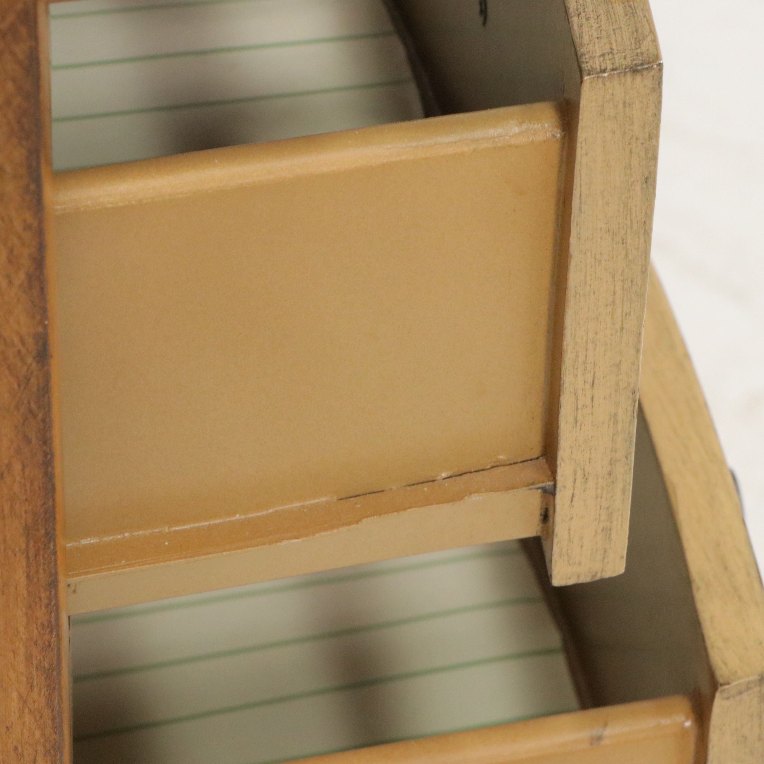 Pulaski Furniture Paint-Decorated Wood Bow-Front Accent Chest