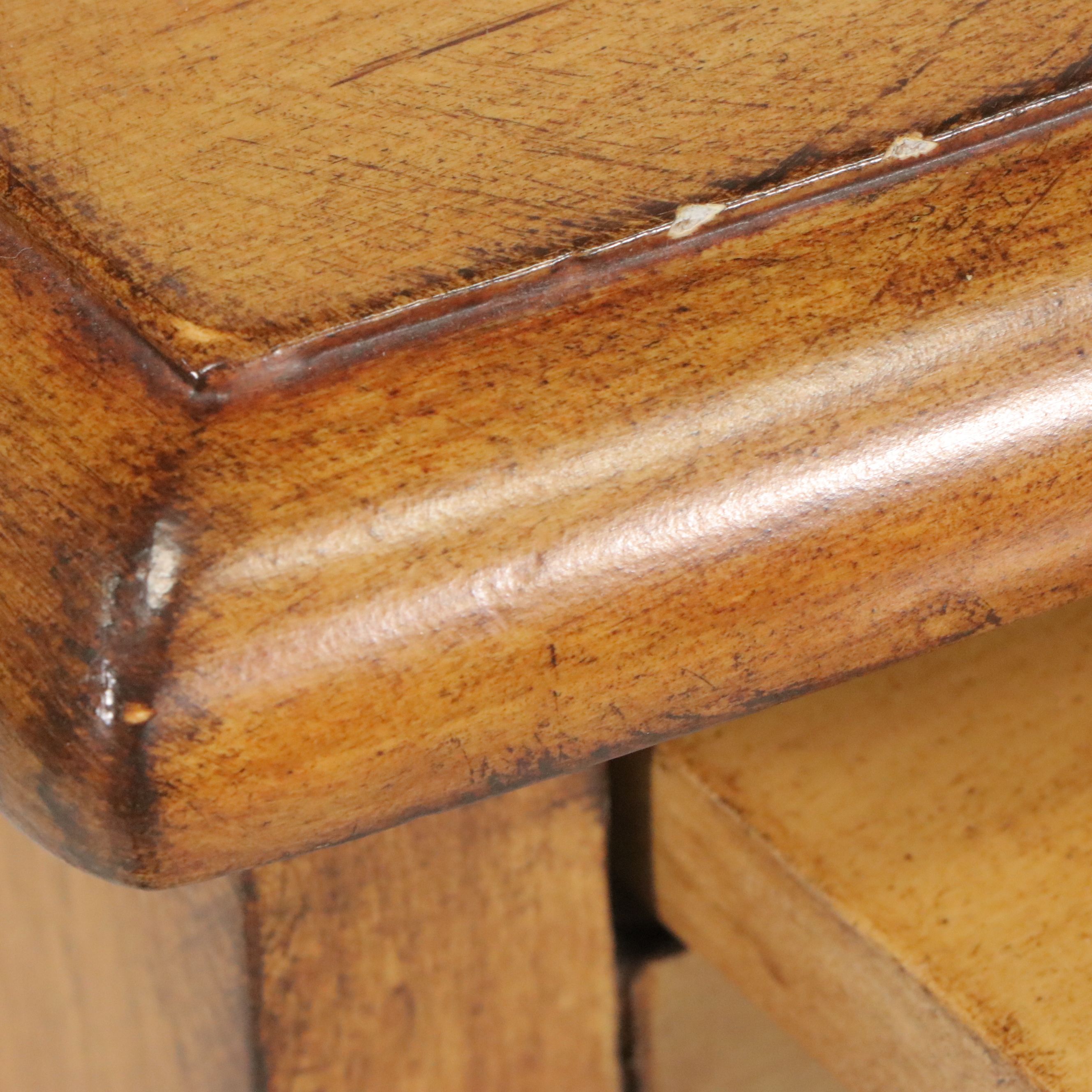 Pulaski Furniture Paint-Decorated Wood Bow-Front Accent Chest