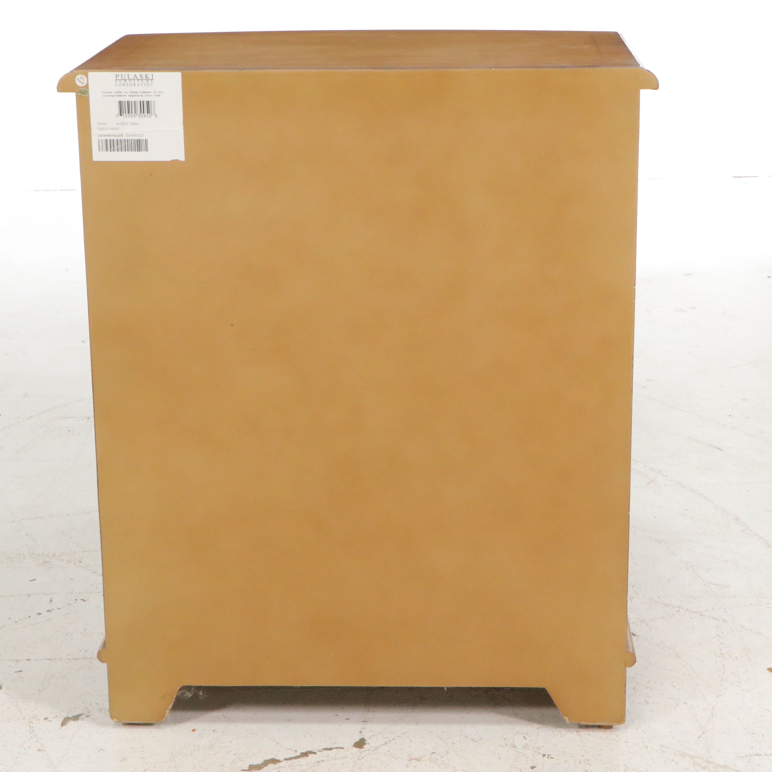 Pulaski Furniture Paint-Decorated Wood Bow-Front Accent Chest