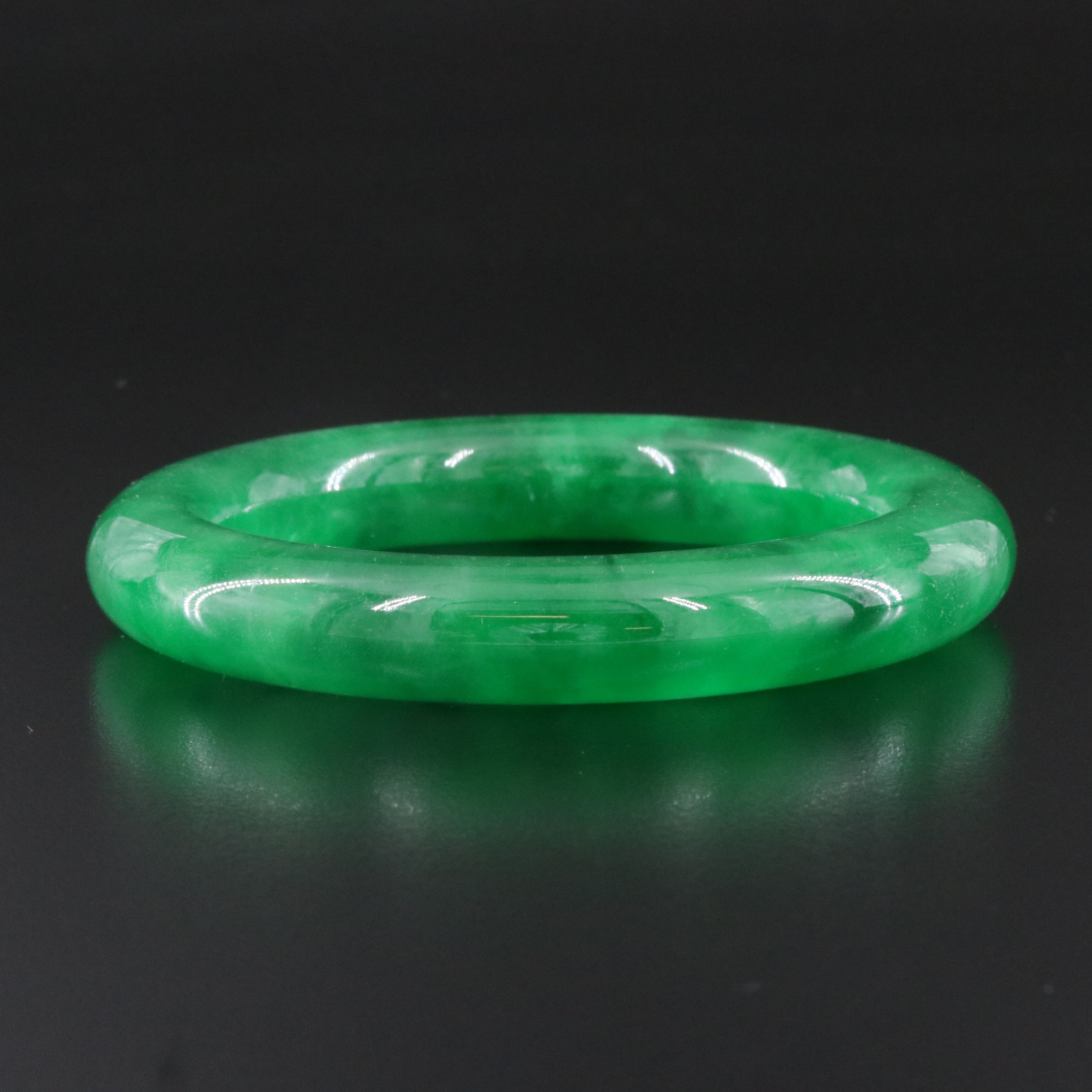 Jadeite Hololith Bangle