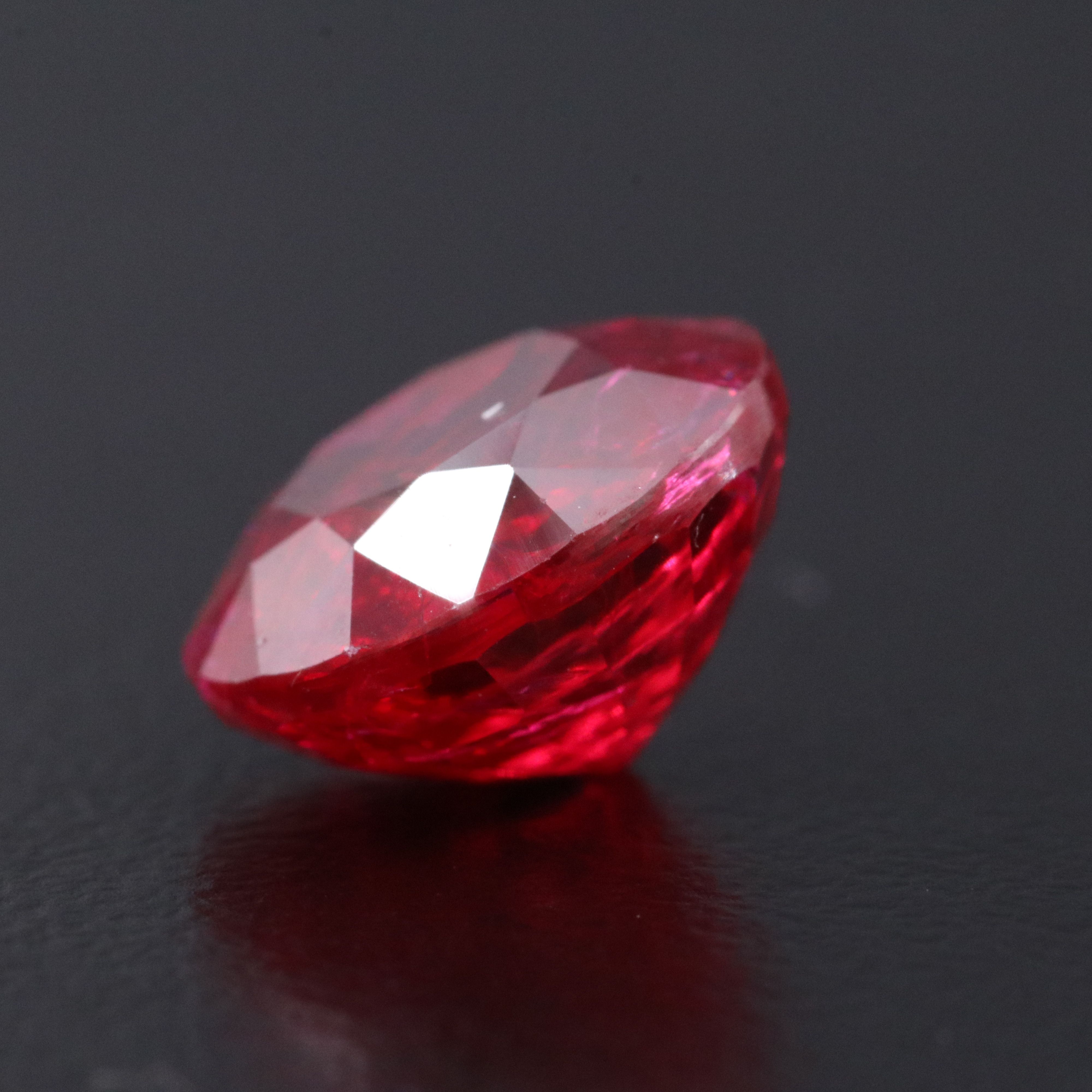 Loose 6.03 CT Lab Grown Ruby