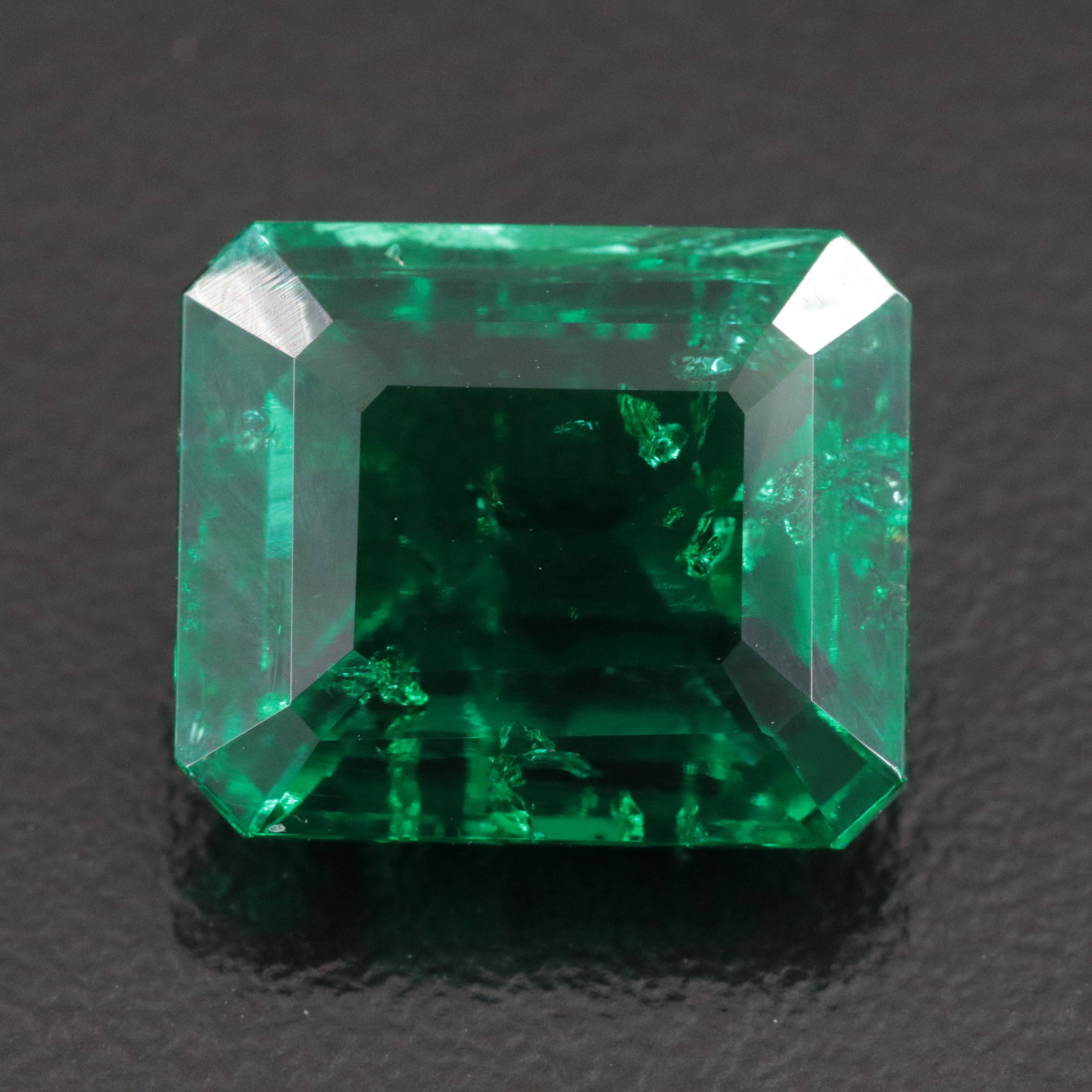 Loose 8.31 CT Lab Grown Emerald