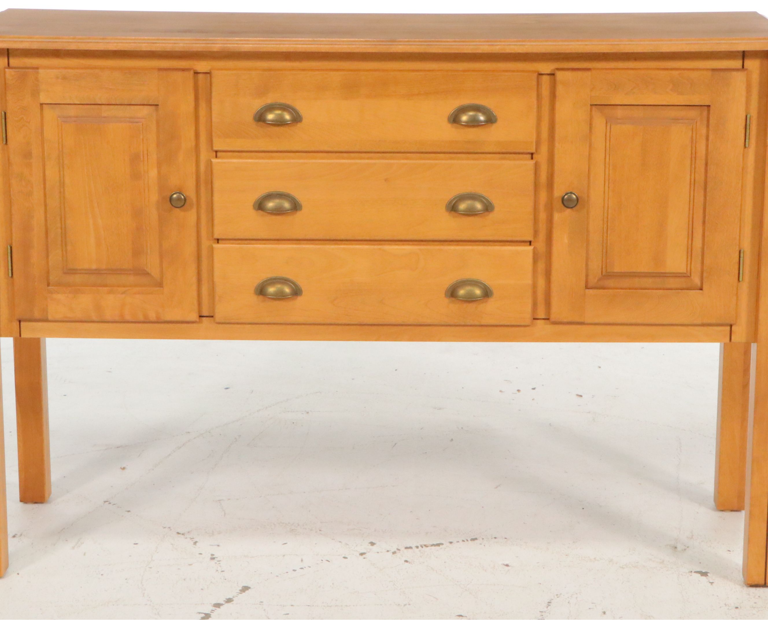 Canadel Contemporary Birchwood Buffet Sideboard