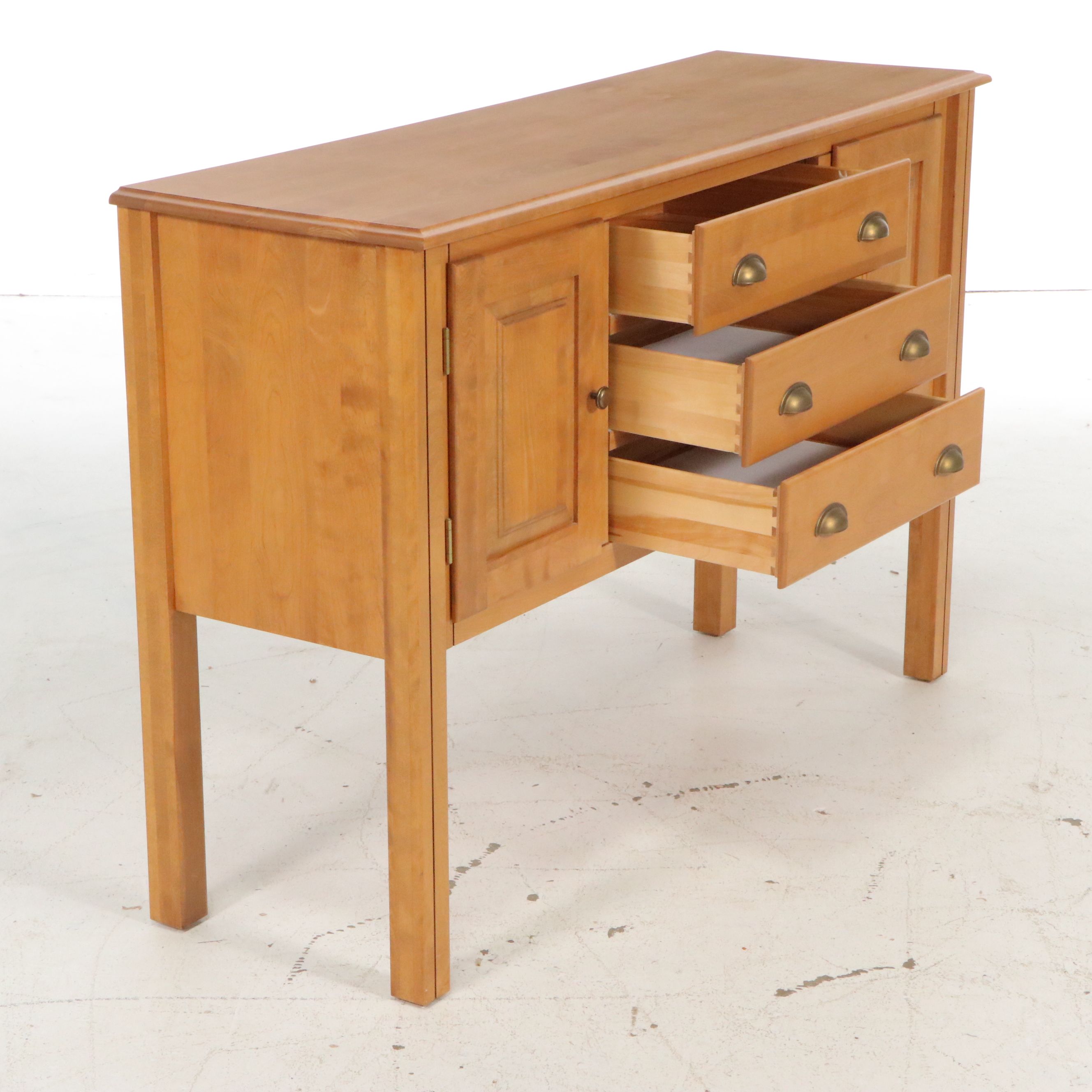 Canadel Contemporary Birchwood Buffet Sideboard