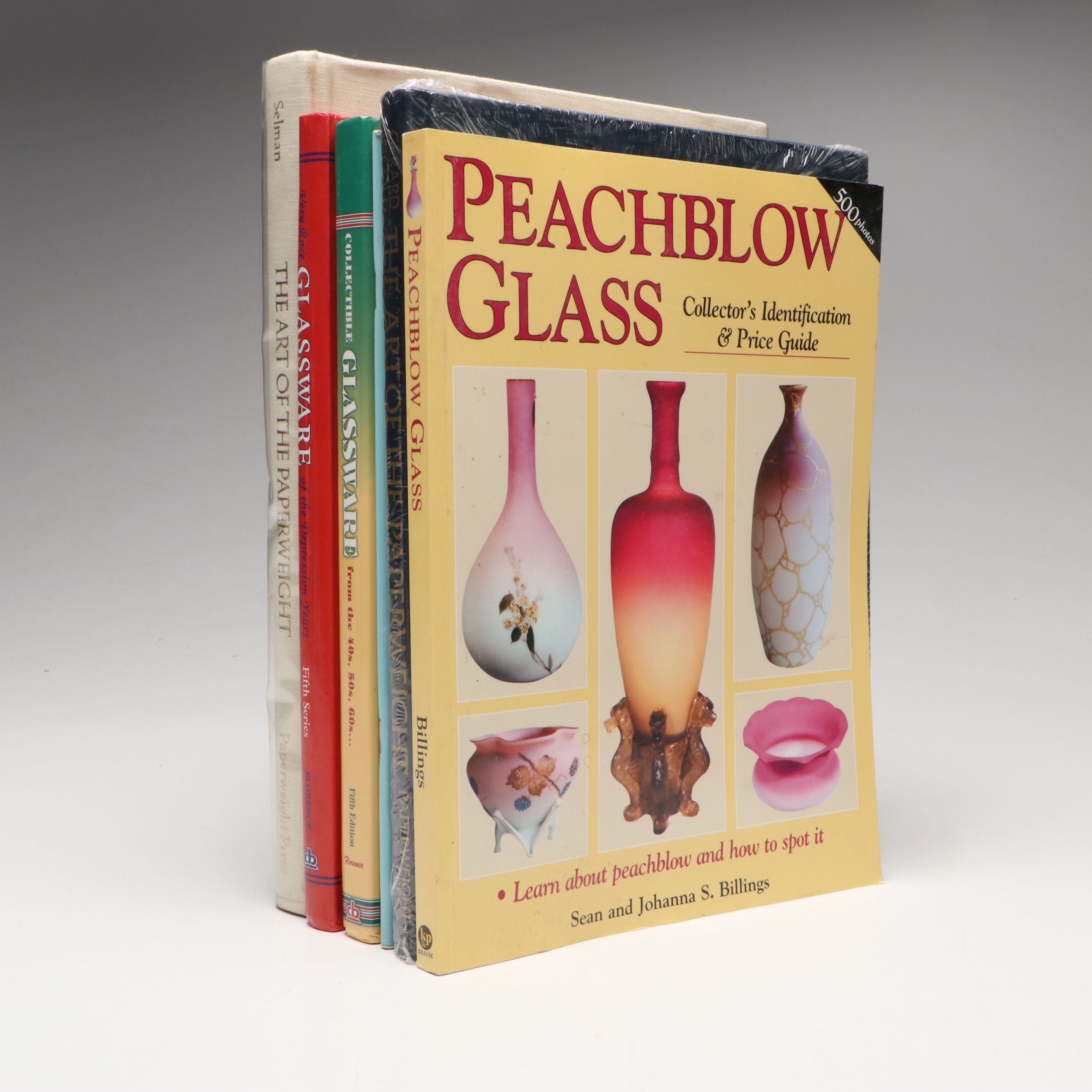 "The Art of Paperweight" with More Art Glass and Collectors Books