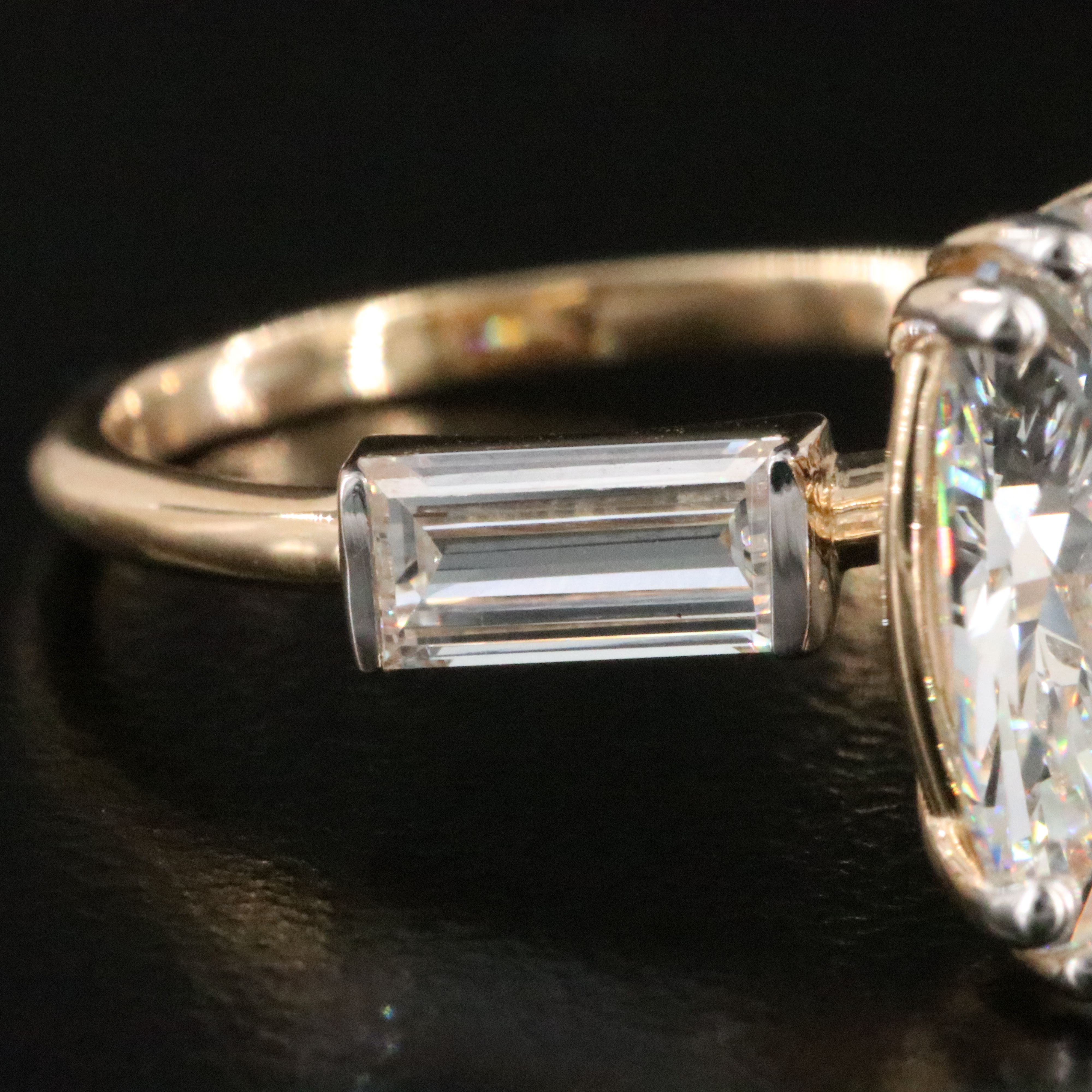 18K 8.46 CTW Lab Grown Diamond Ring with IGI Report