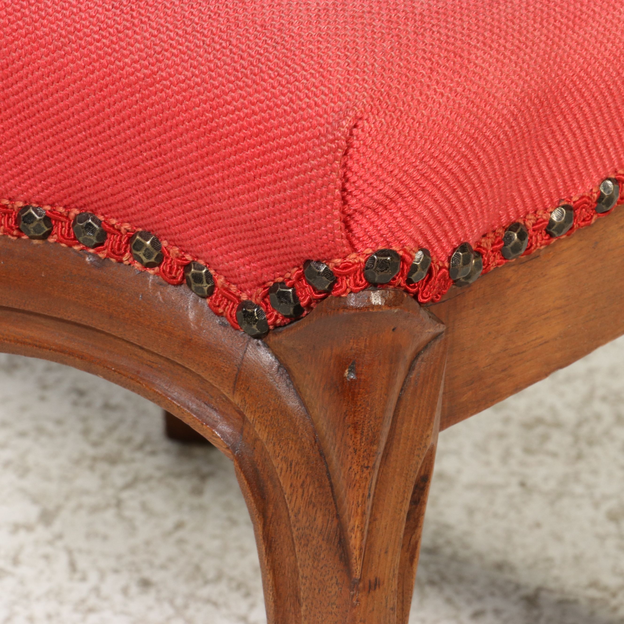 Pair of Victorian Rococo Revival Walnut Balloon-Back Side Chairs, Late 19th C.