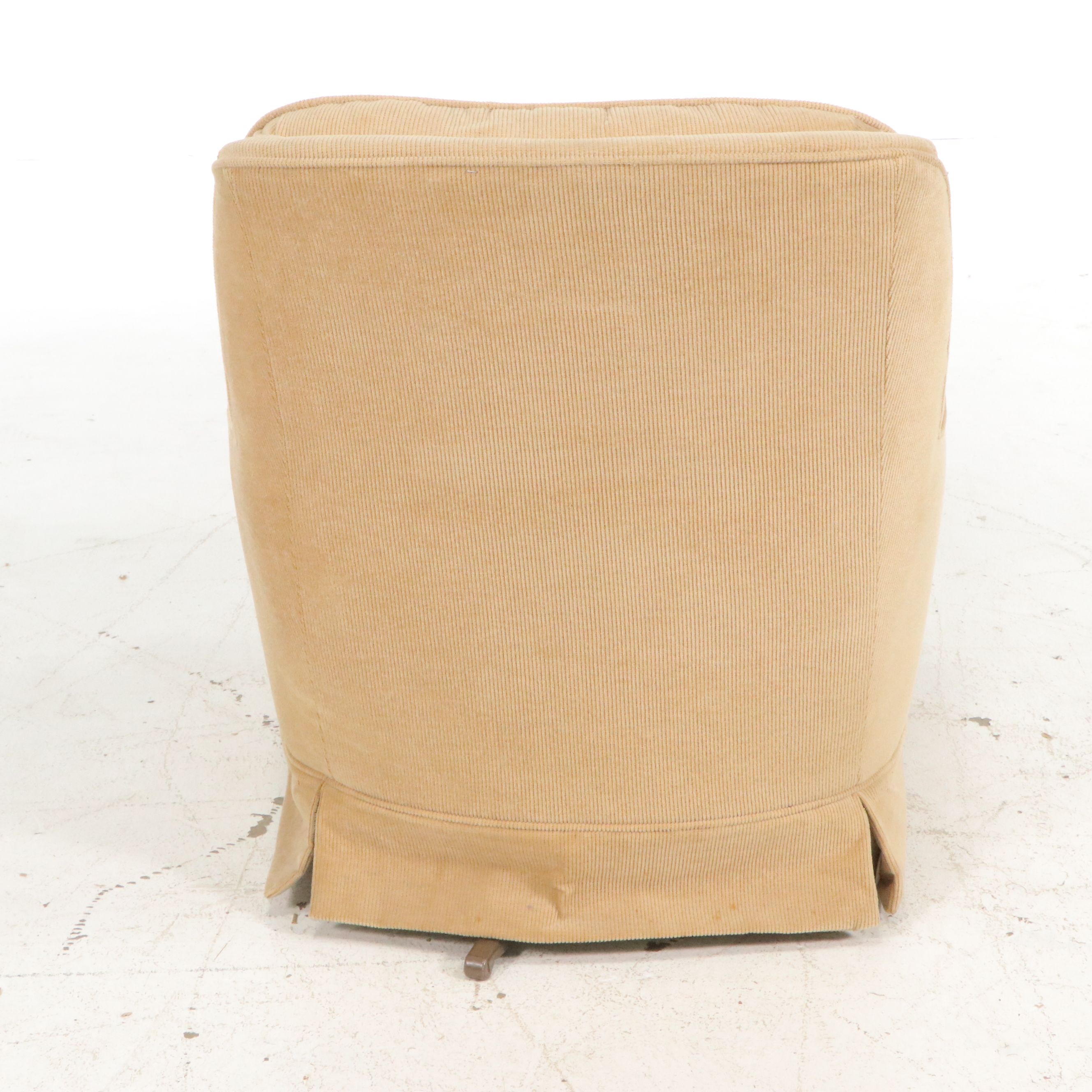 Kaplan's Furniture Swivel Rocker Armchair, Late 20th Century