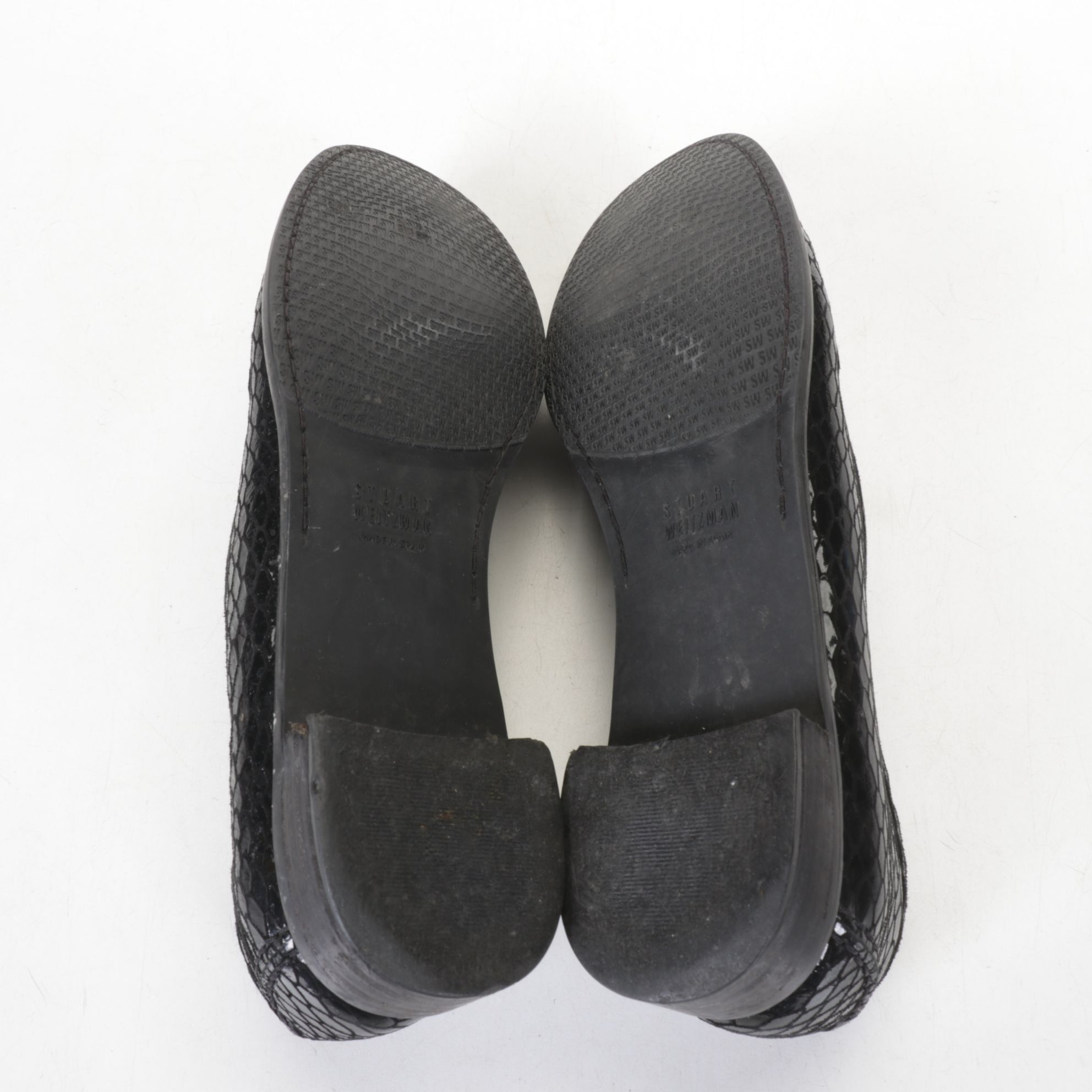 Stuart Weitzman Snakeskin Embossed Pumps & Loafers with Via Spiga Velvet Heels