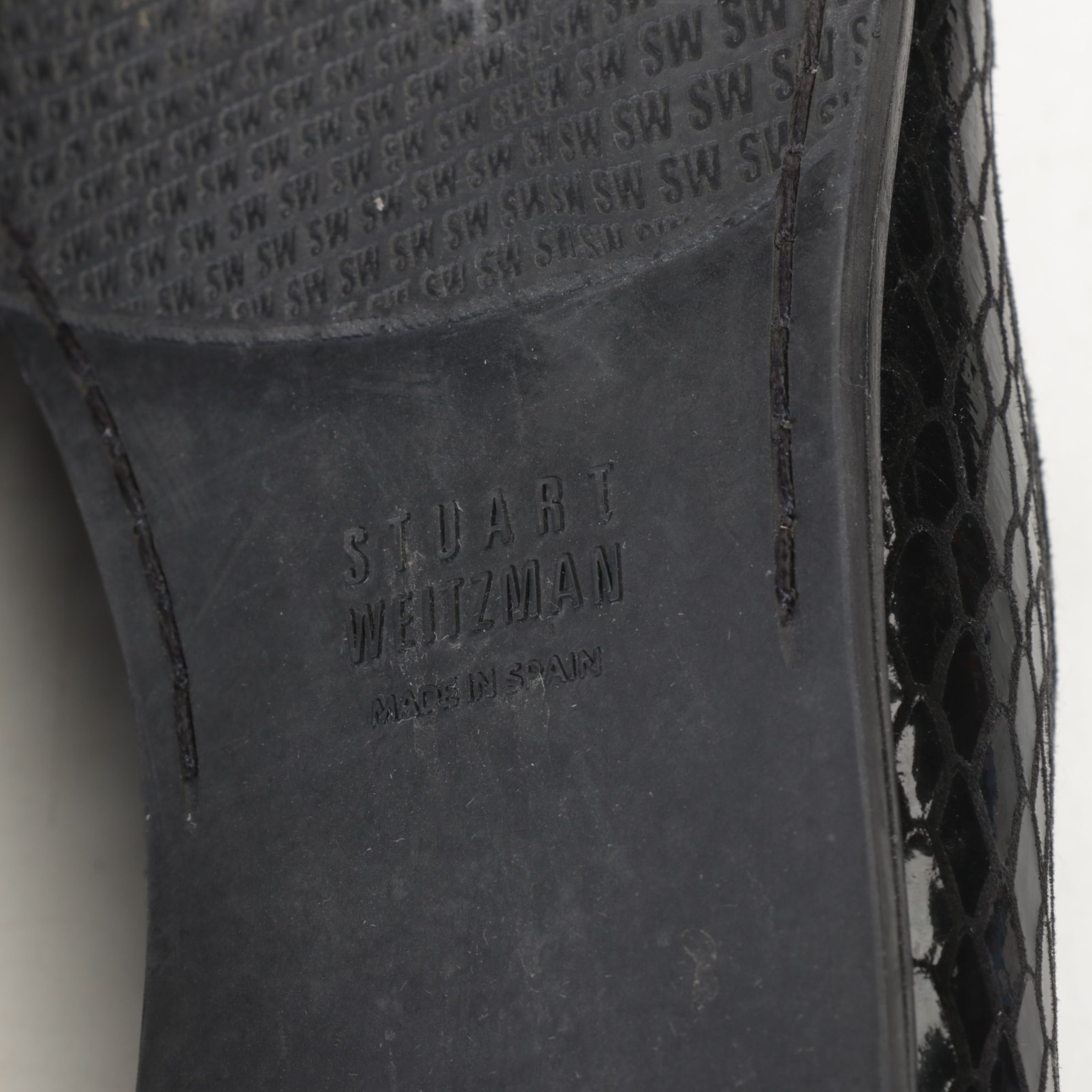 Stuart Weitzman Snakeskin Embossed Pumps & Loafers with Via Spiga Velvet Heels