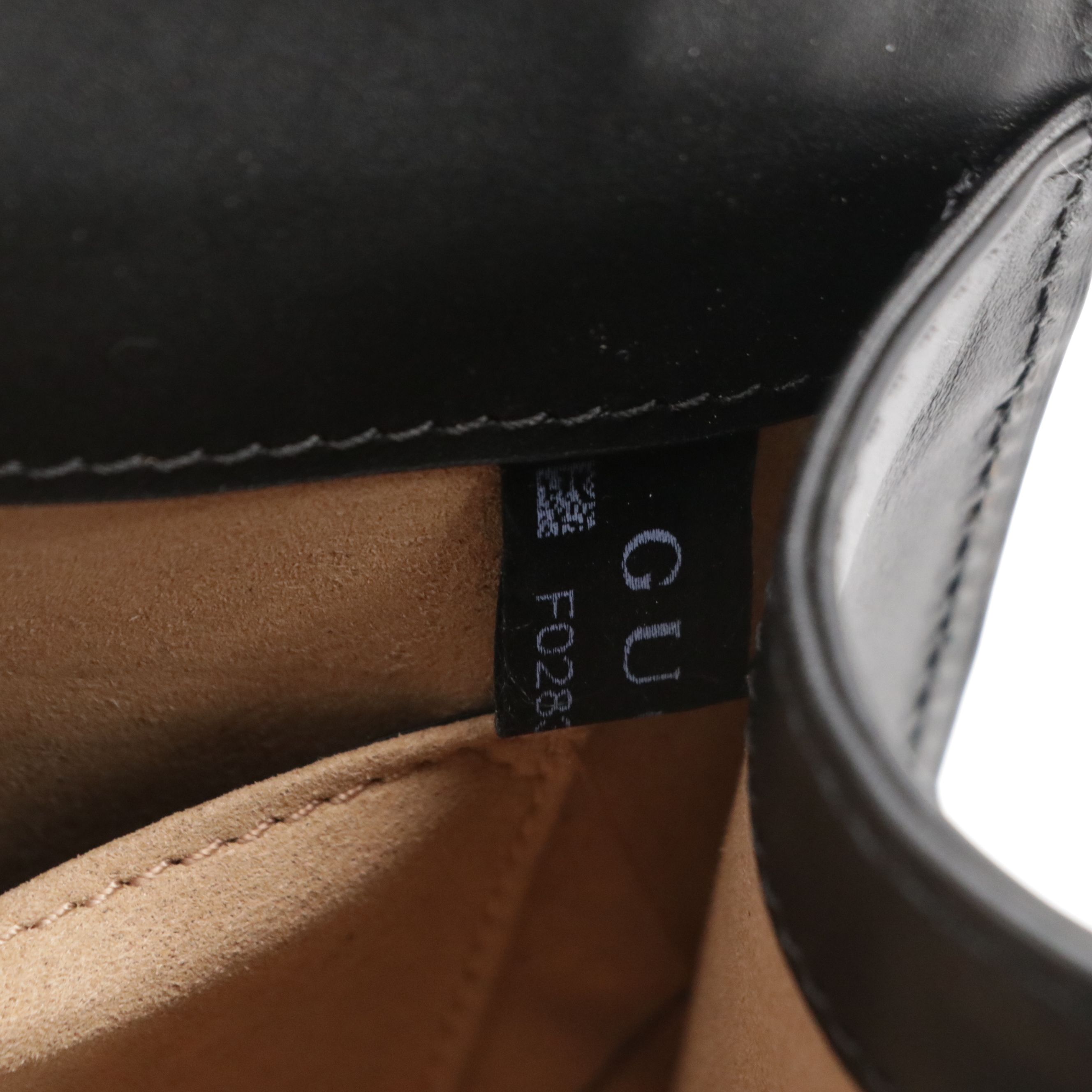 Gucci Sylvie Mini Black Leather Top Handle Convertible Bag