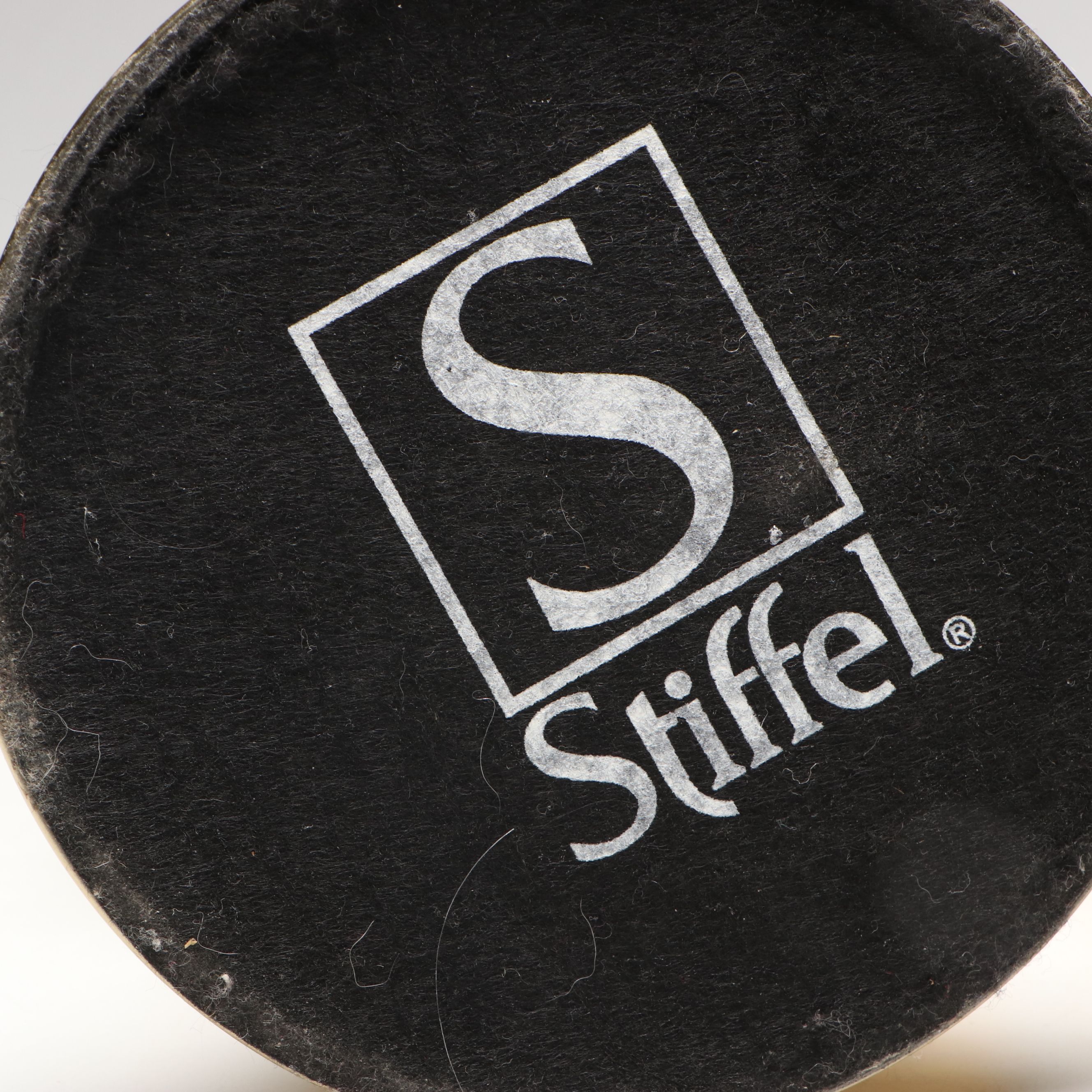 Pair of Stiffel Candlestick Form Brushed Brass Table Lamps