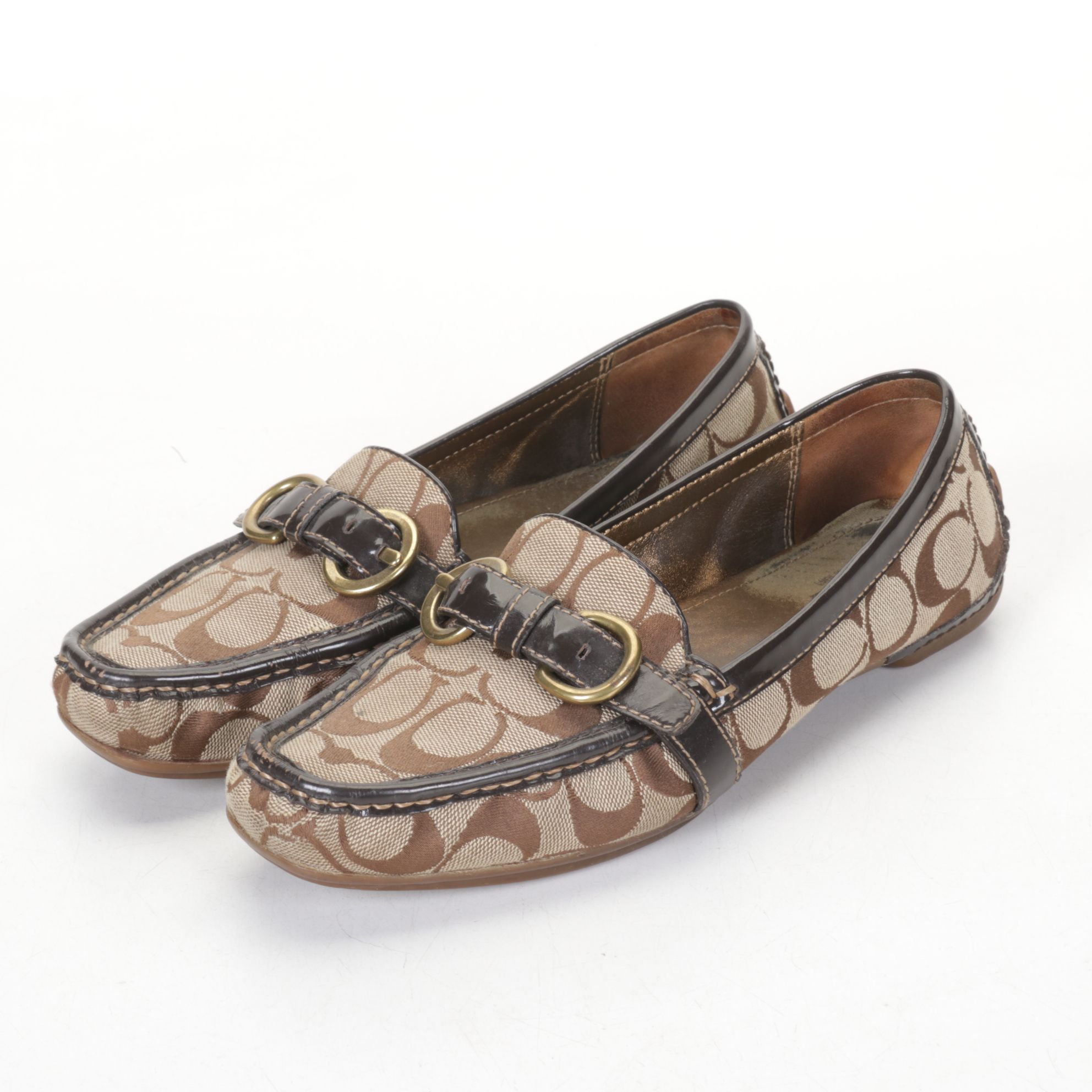 Gianvito Rossi Black Loafer Pumps, Coach Logo Loafers & Kate Spade Ballet Flats