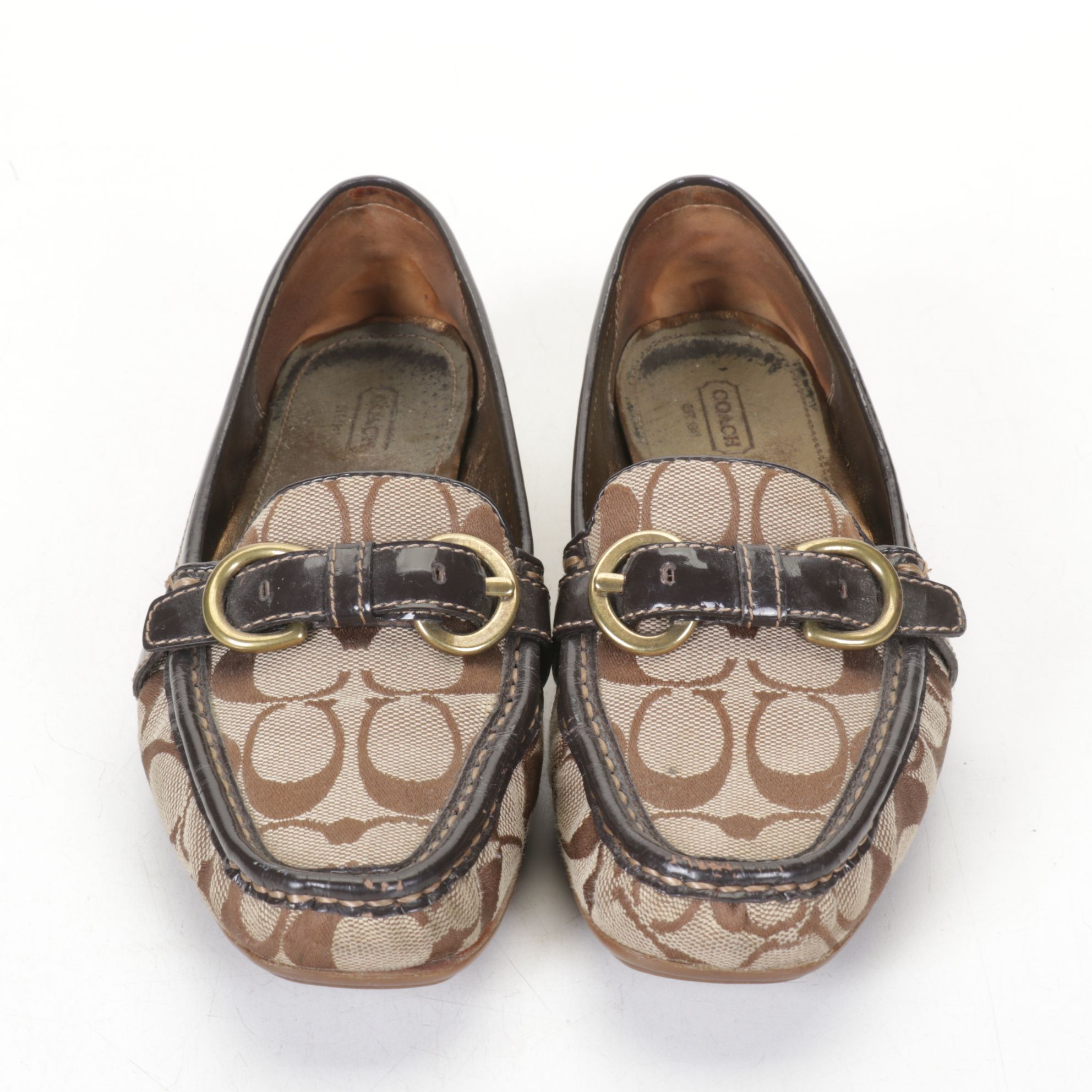 Gianvito Rossi Black Loafer Pumps, Coach Logo Loafers & Kate Spade Ballet Flats