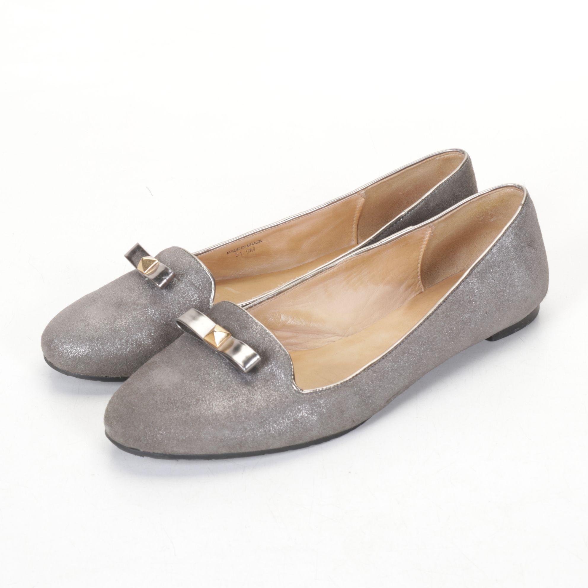 Gianvito Rossi Black Loafer Pumps, Coach Logo Loafers & Kate Spade Ballet Flats