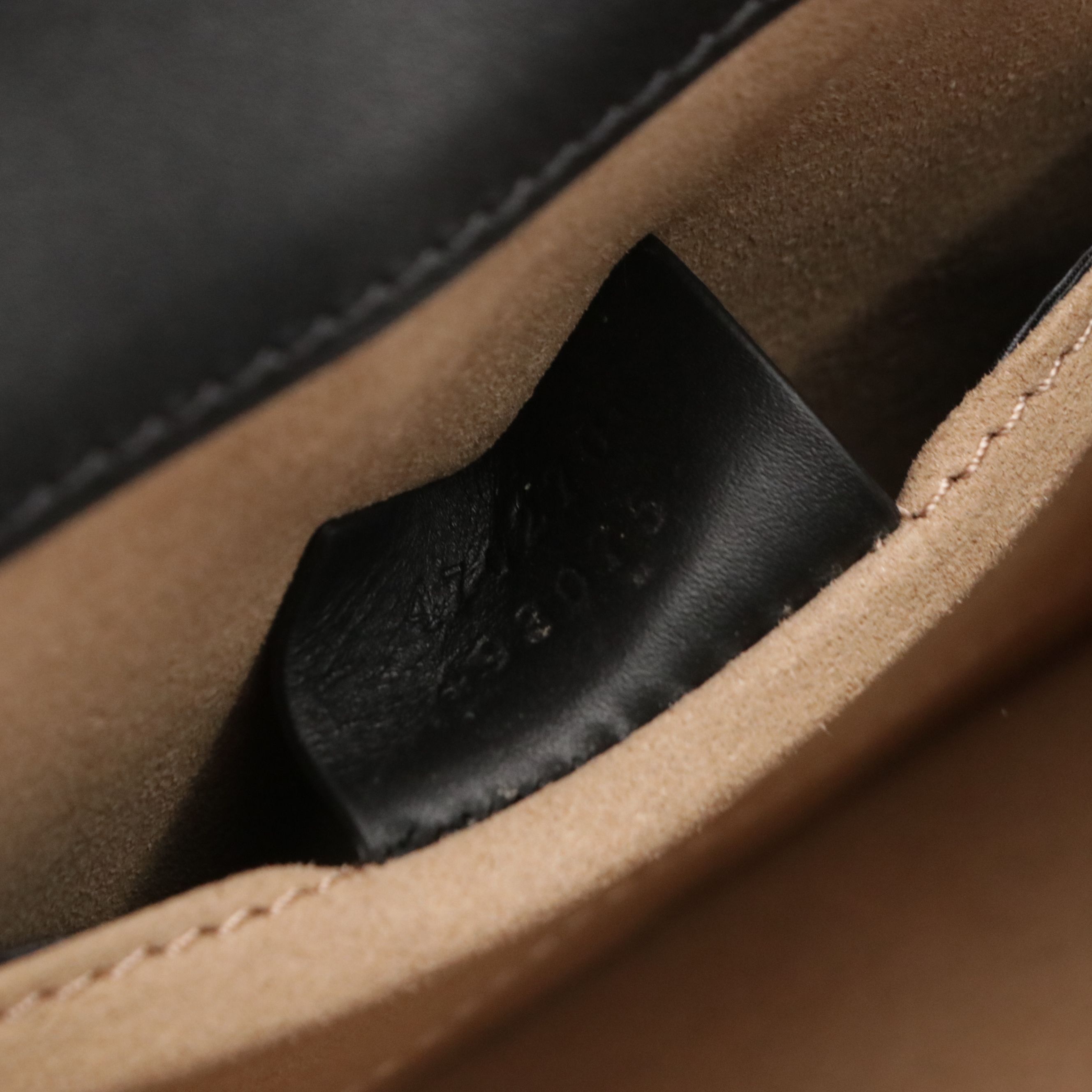 Gucci Sylvie Mini Black Leather Top Handle Convertible Bag
