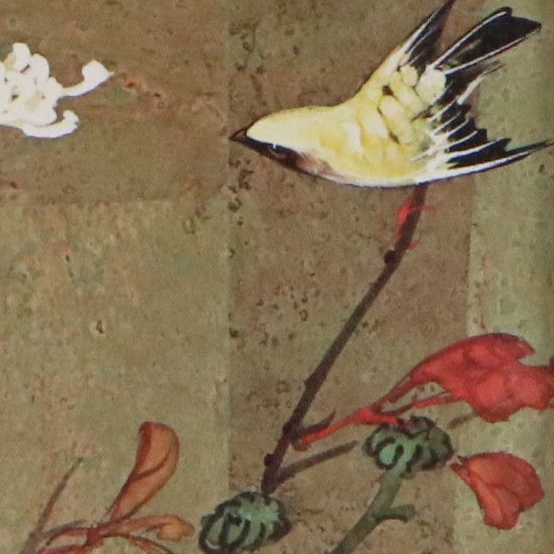 Offset Lithographs After Chiu Weng "Orange Chrysanthemum" and Other