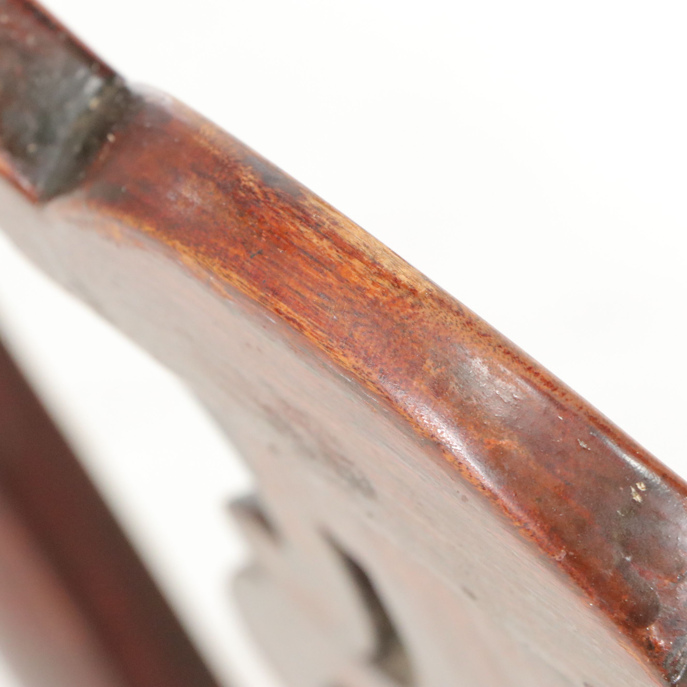 Early American Chippendale Style Side Chair with Ladder-Back Rocking Chair