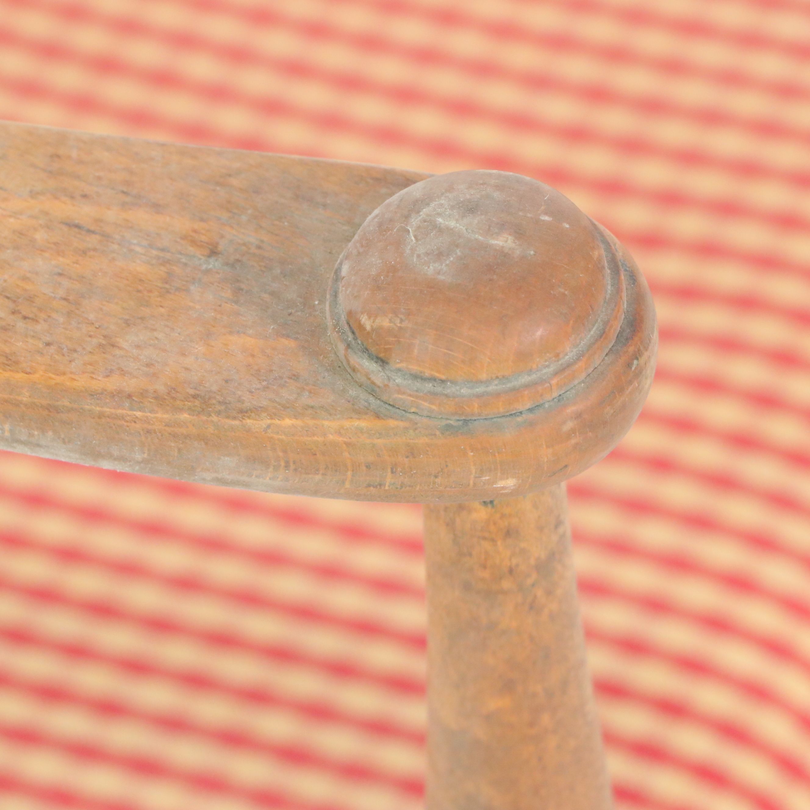 Early American Chippendale Style Side Chair with Ladder-Back Rocking Chair
