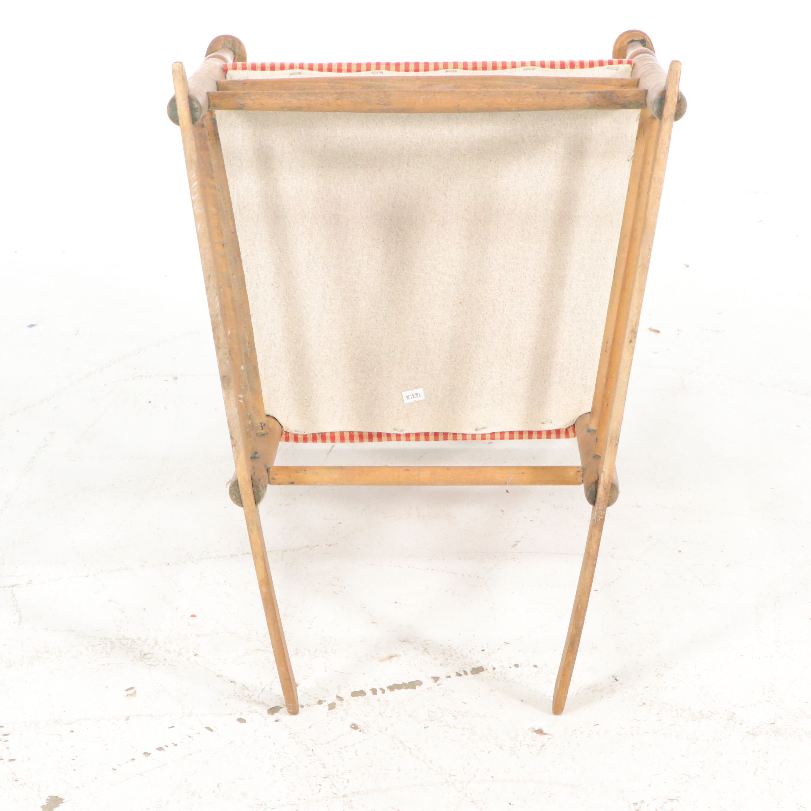 Early American Chippendale Style Side Chair with Ladder-Back Rocking Chair