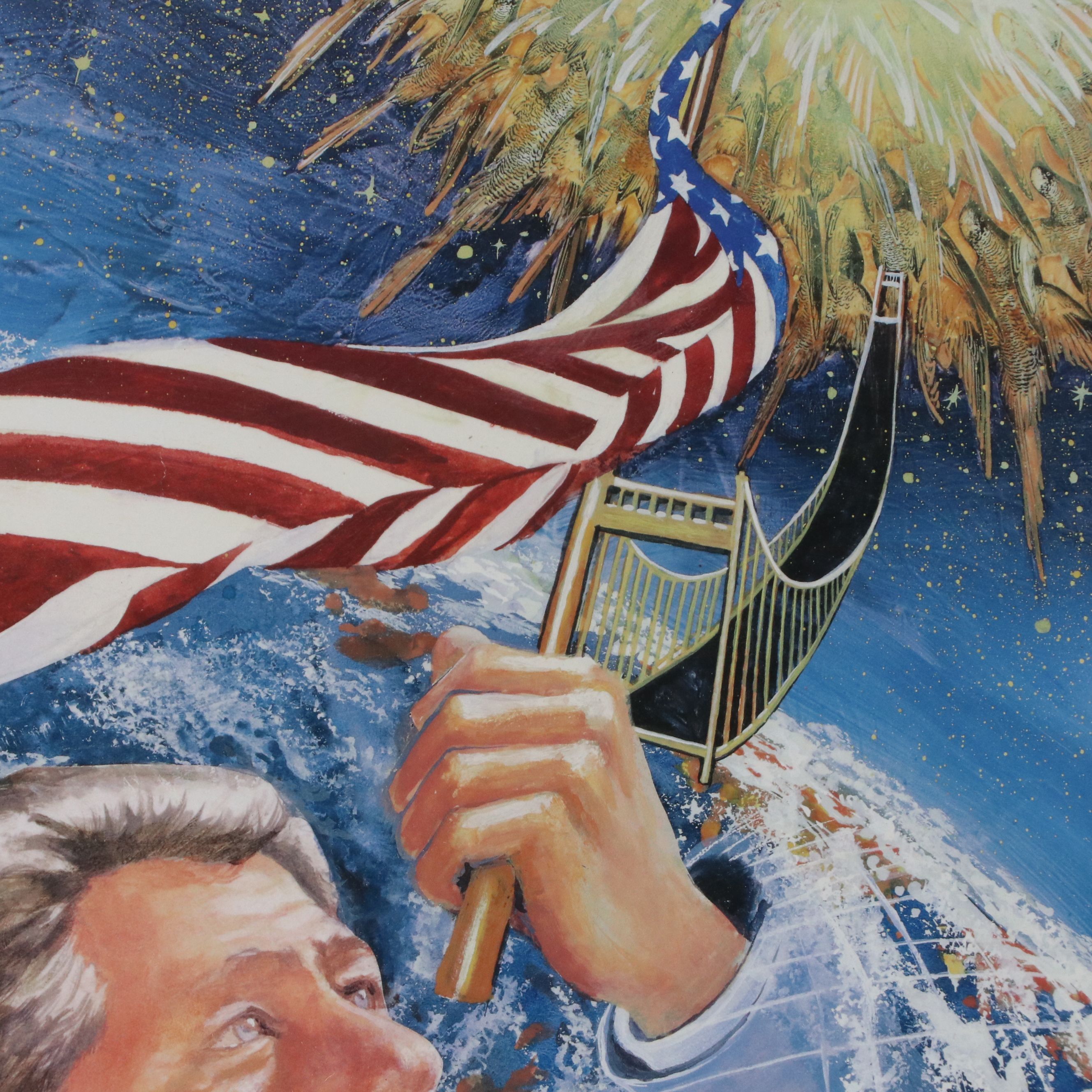 Offset Lithograph Political Poster For "Inauguration 1997"