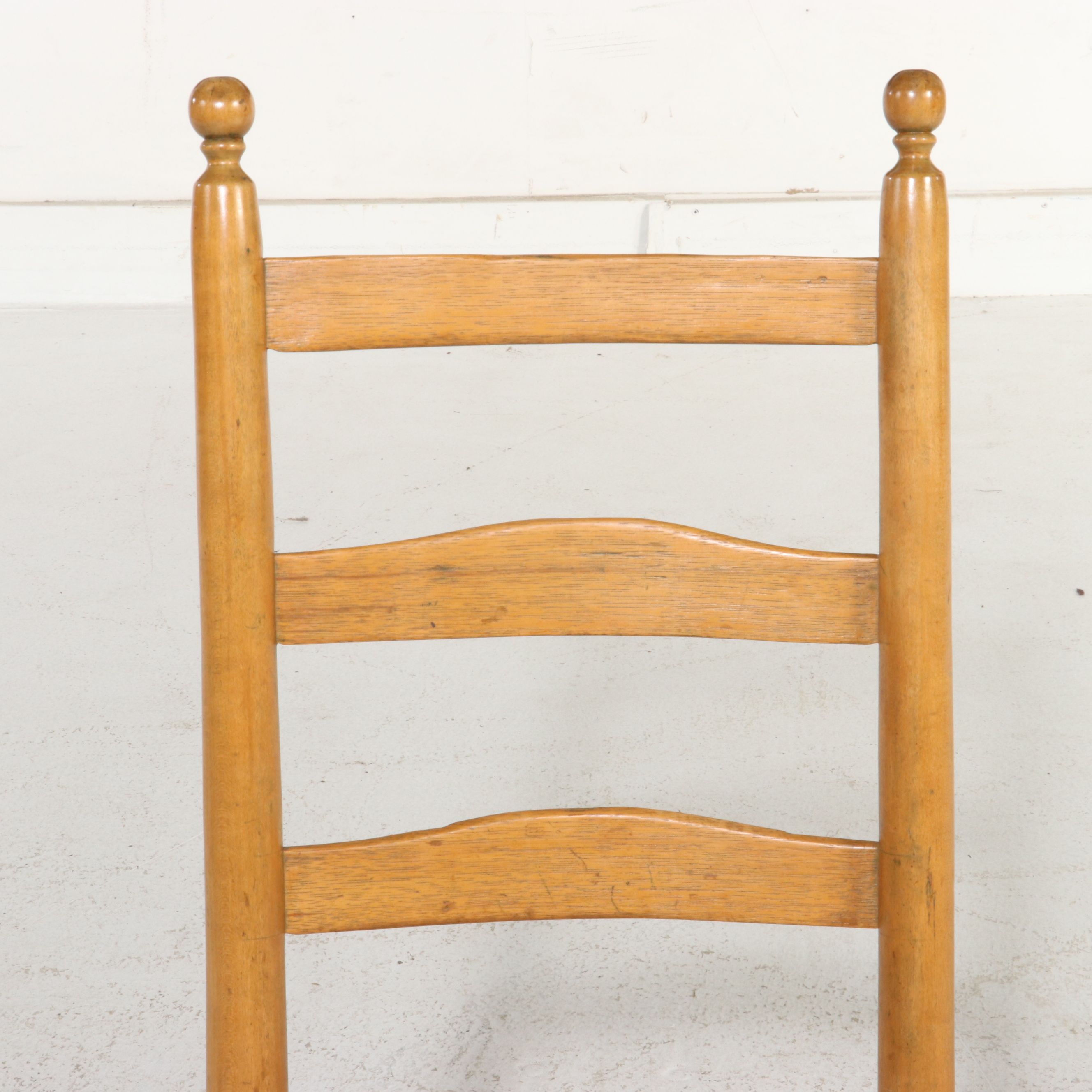 Shaker Style Ladder-Back Rocking Chair, Late 19th Century