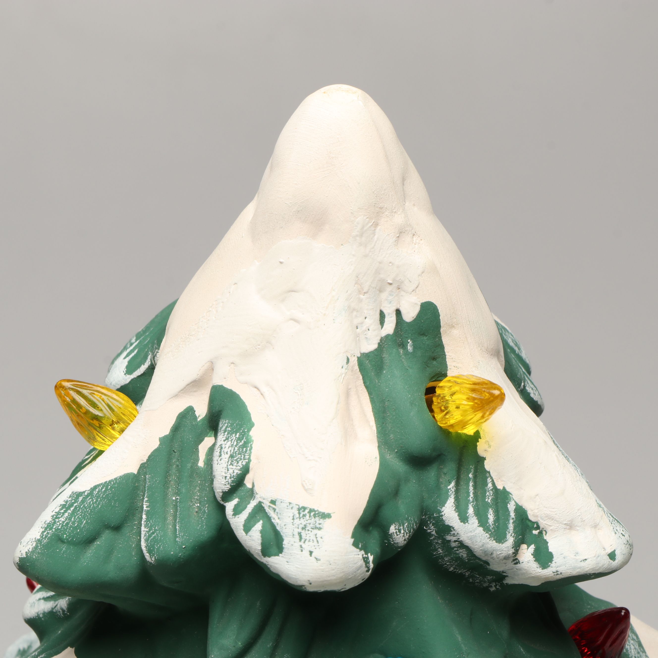 Illuminated Trim A Home Porcelain Christmas Tree Figurine