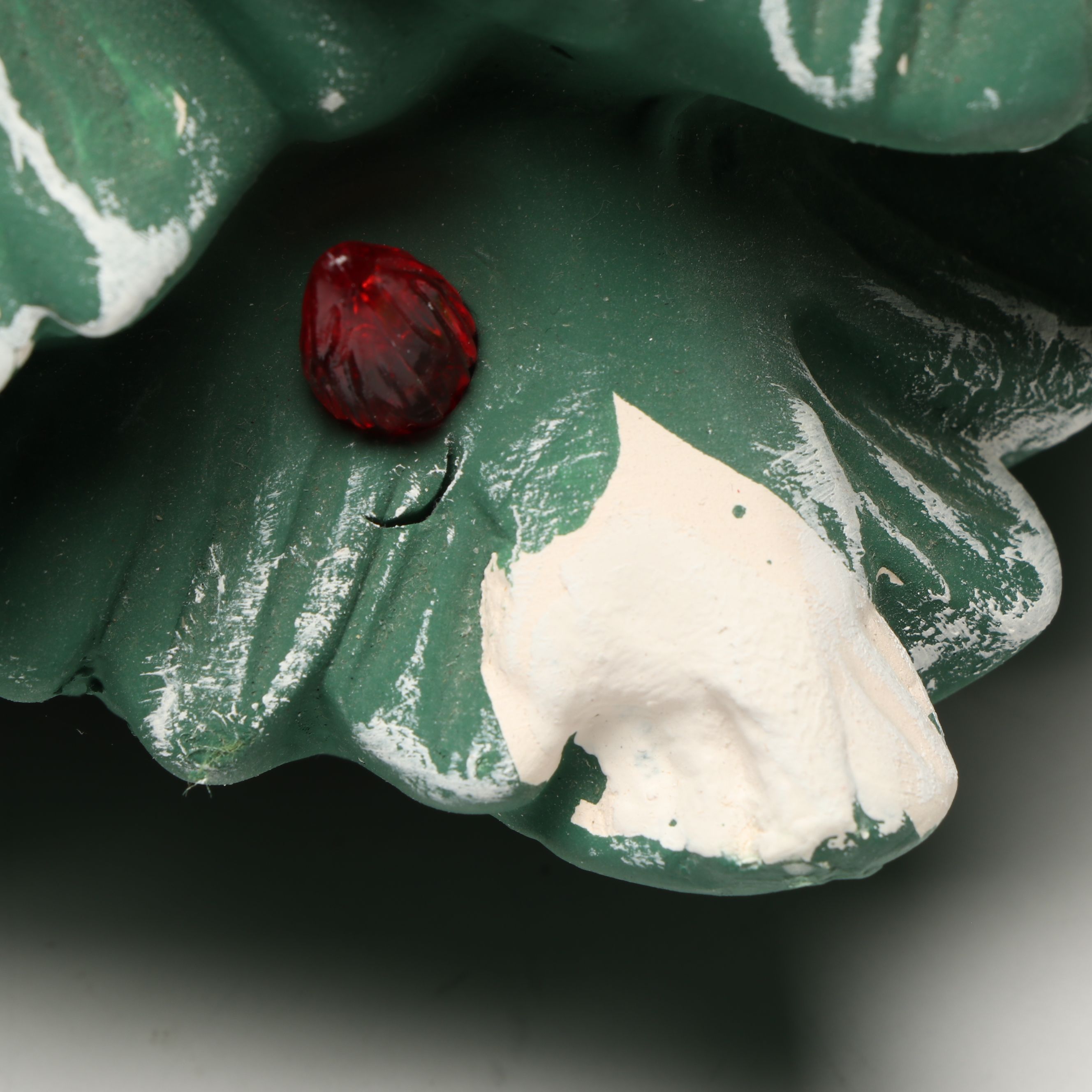 Illuminated Trim A Home Porcelain Christmas Tree Figurine