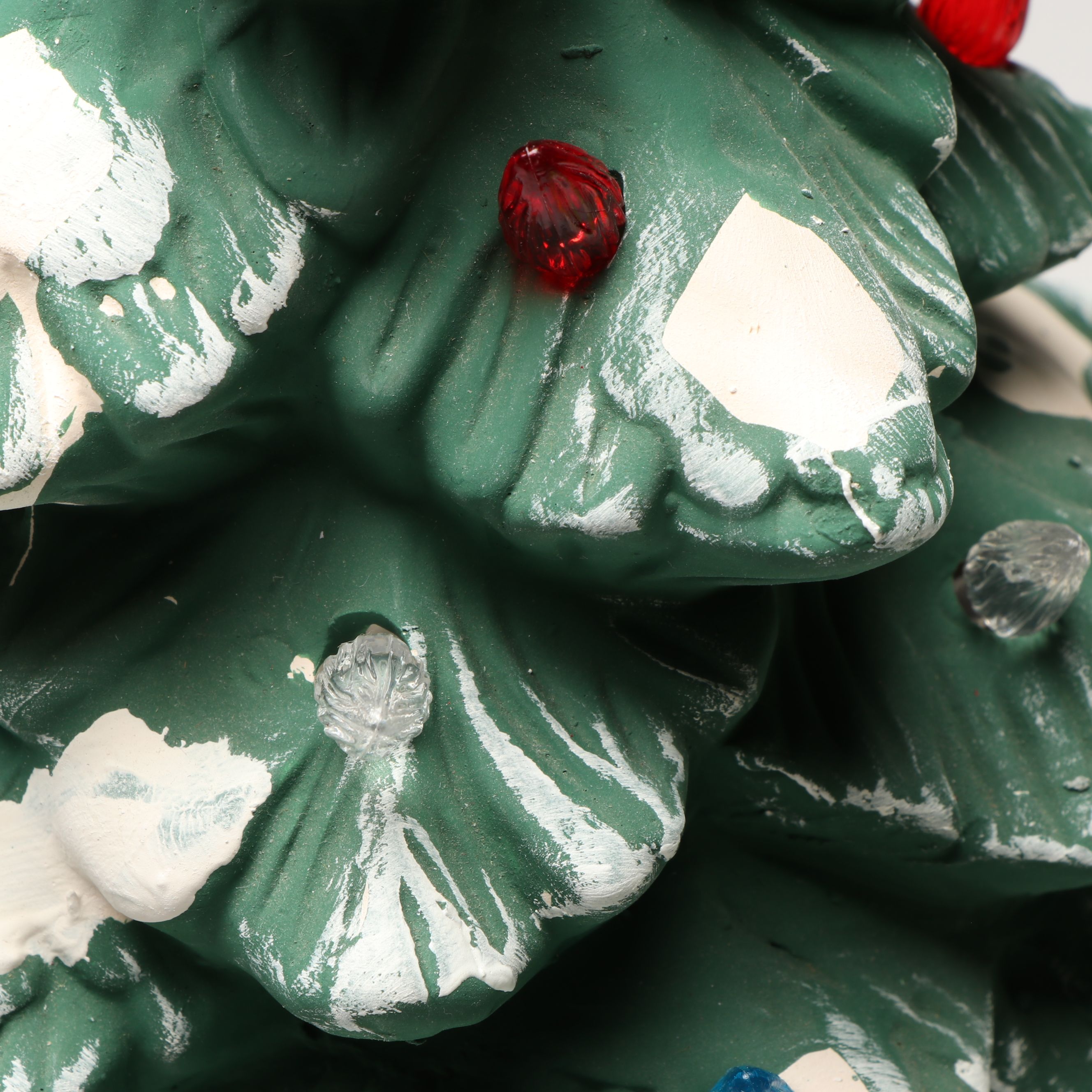 Illuminated Trim A Home Porcelain Christmas Tree Figurine