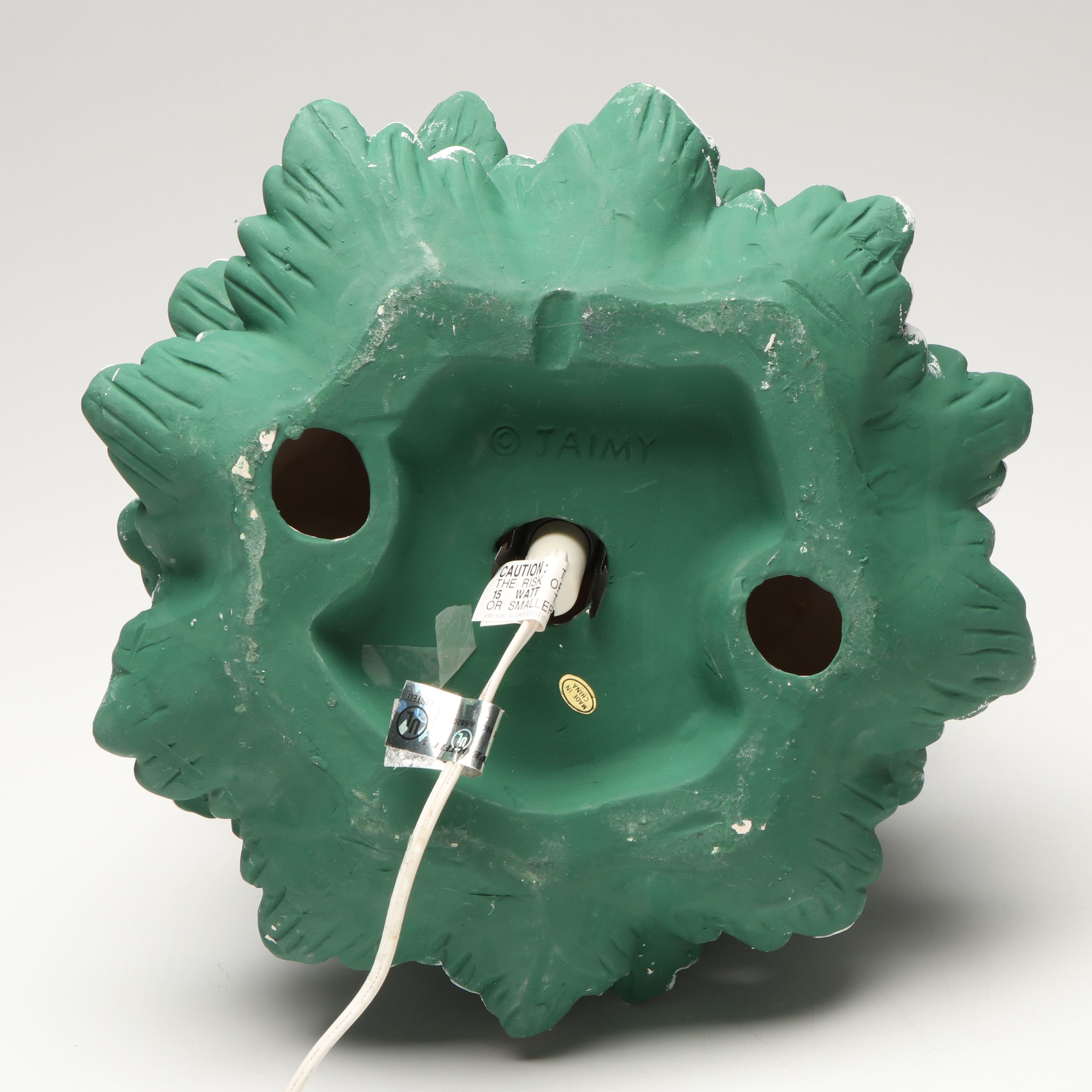 Illuminated Trim A Home Porcelain Christmas Tree Figurine