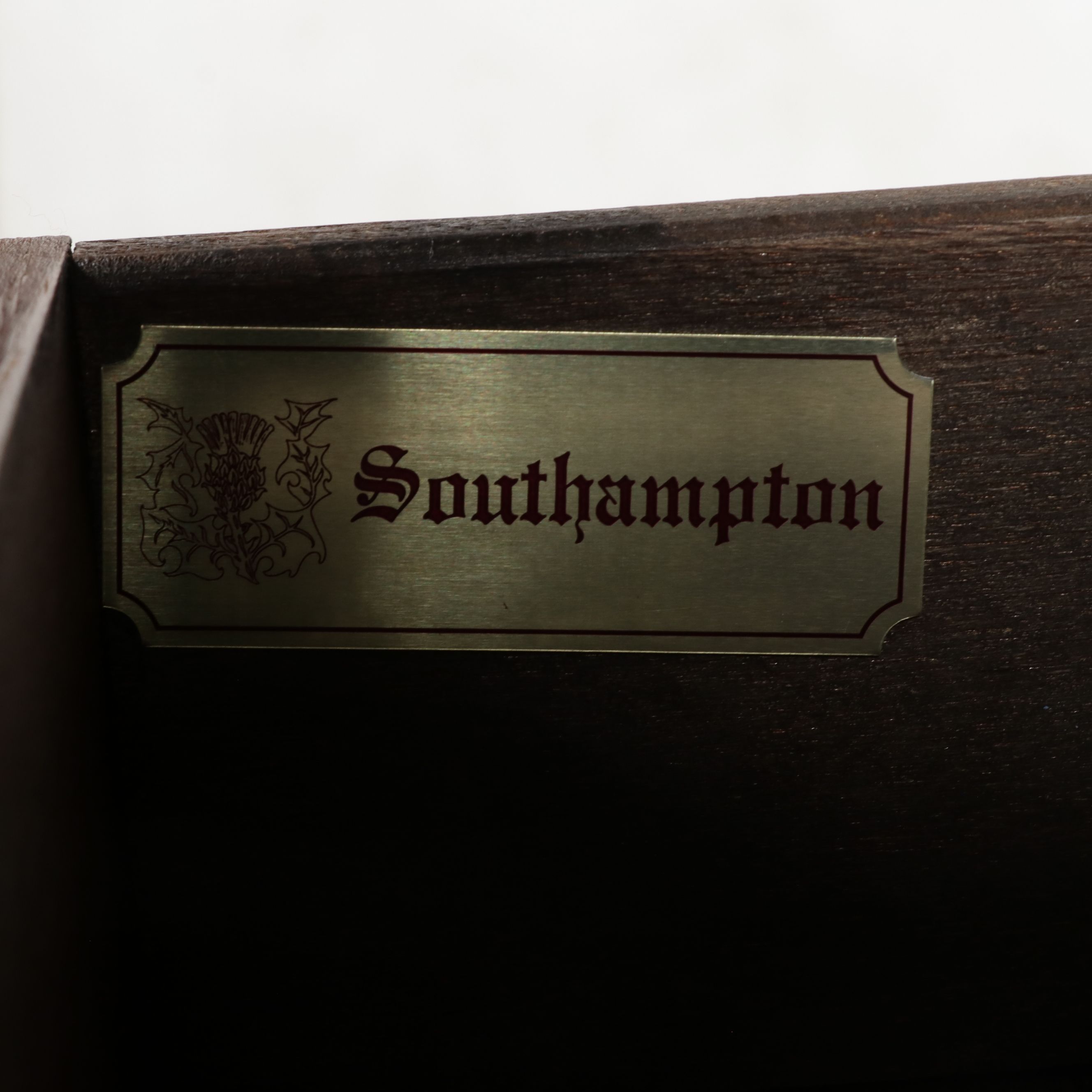 Southampton William and Mary Style Burlwood Secretary Desk