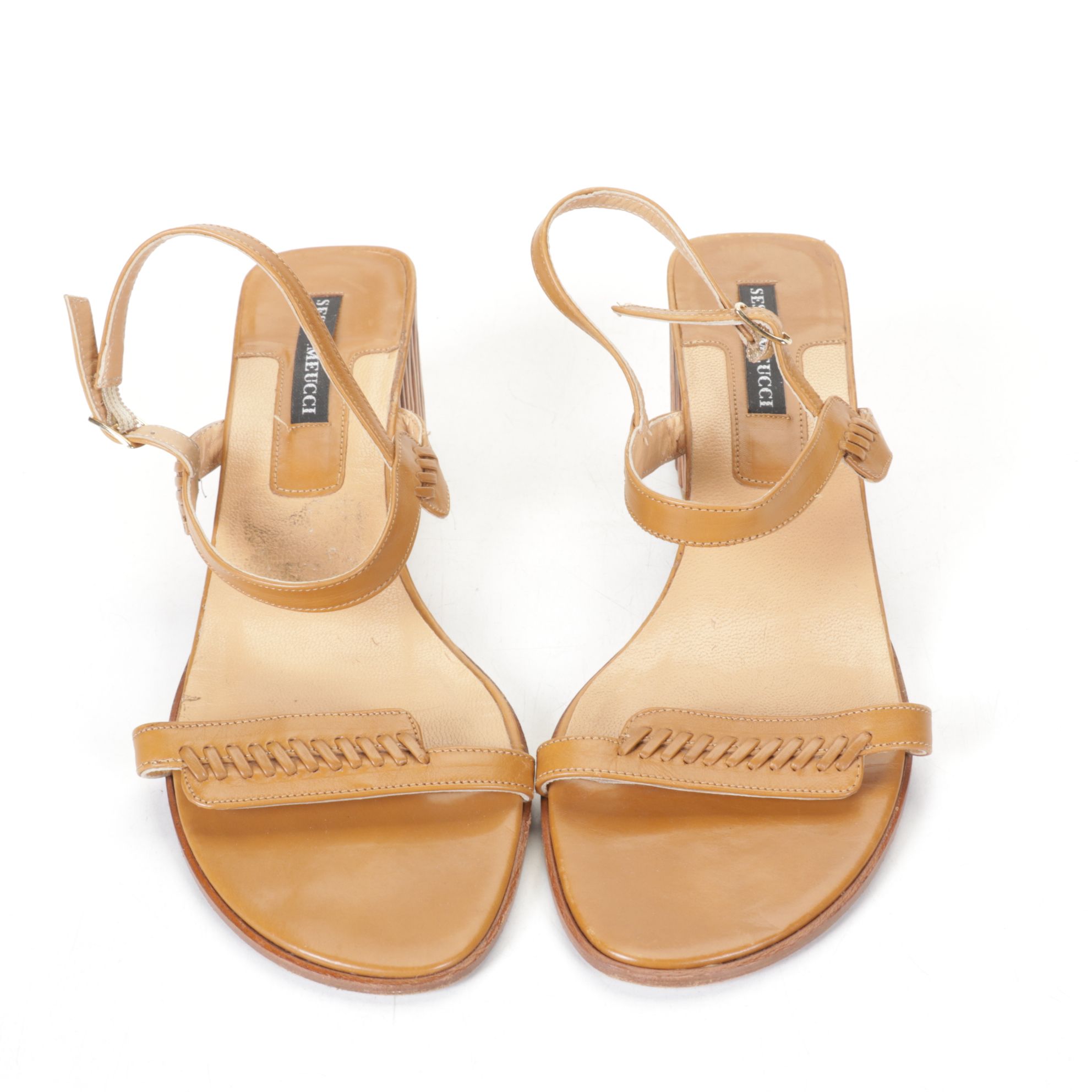 Sesto Meucci Wood Grain Wedge, Via Spiga Snakeskin Embossed & Cork Sandals