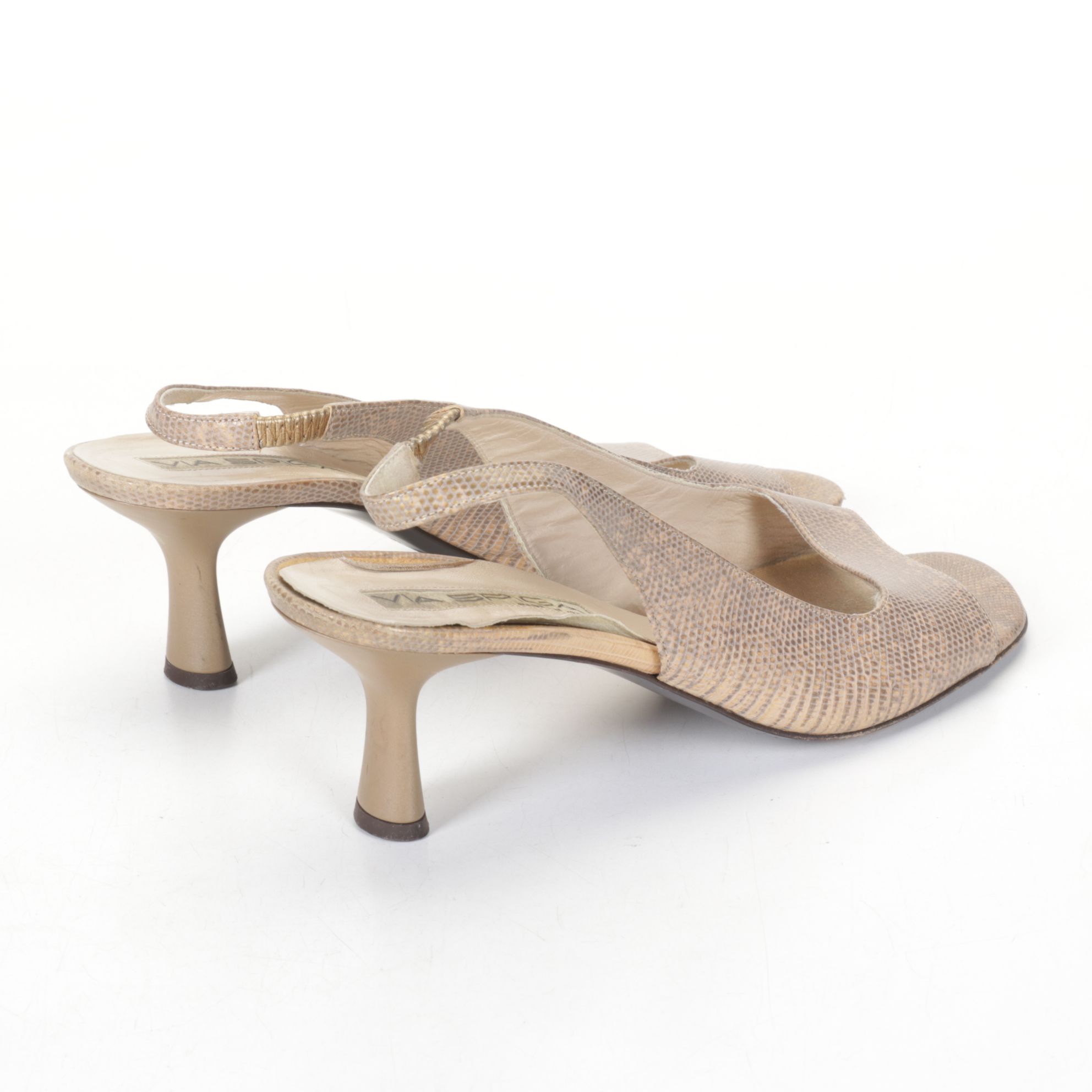 Sesto Meucci Wood Grain Wedge, Via Spiga Snakeskin Embossed & Cork Sandals