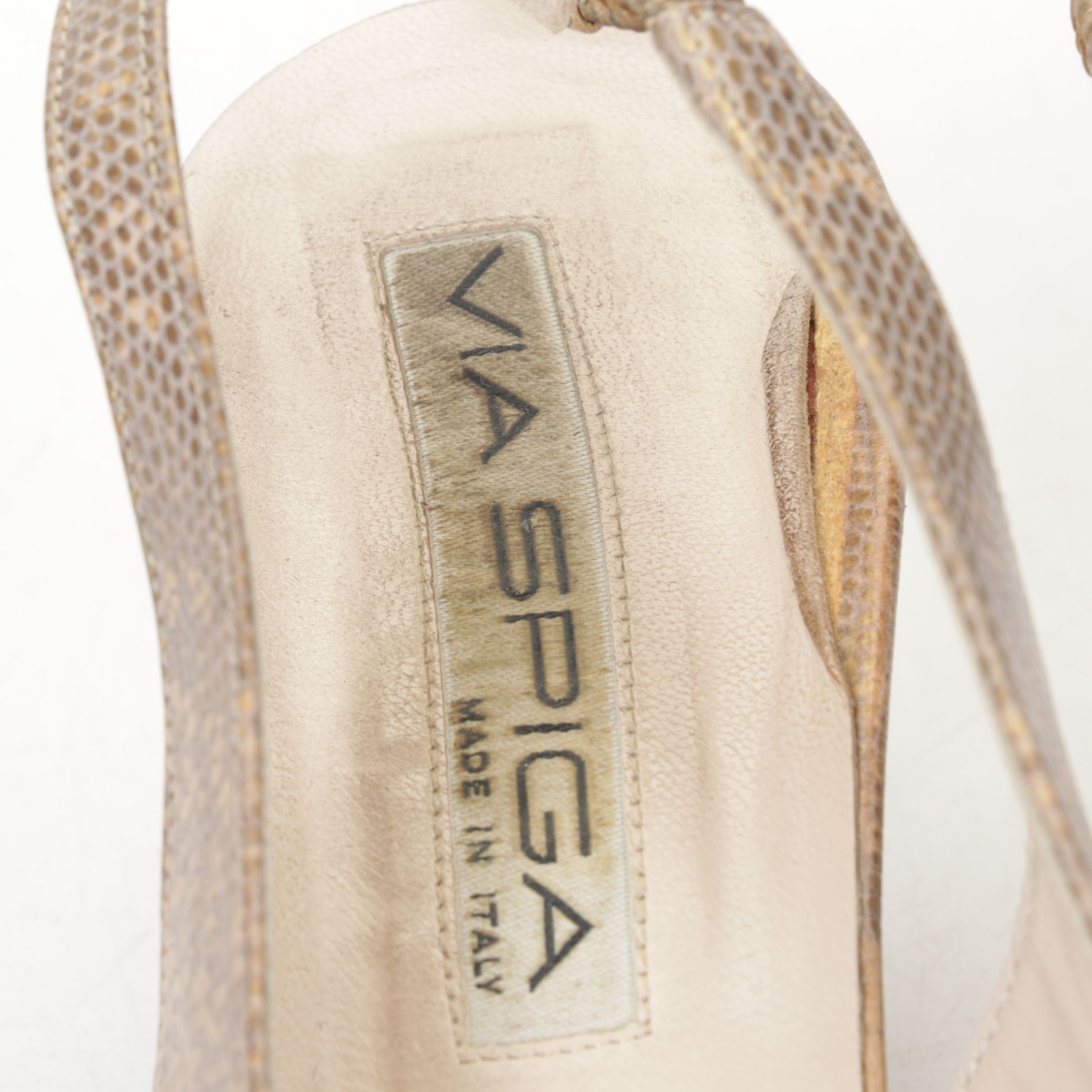 Sesto Meucci Wood Grain Wedge, Via Spiga Snakeskin Embossed & Cork Sandals