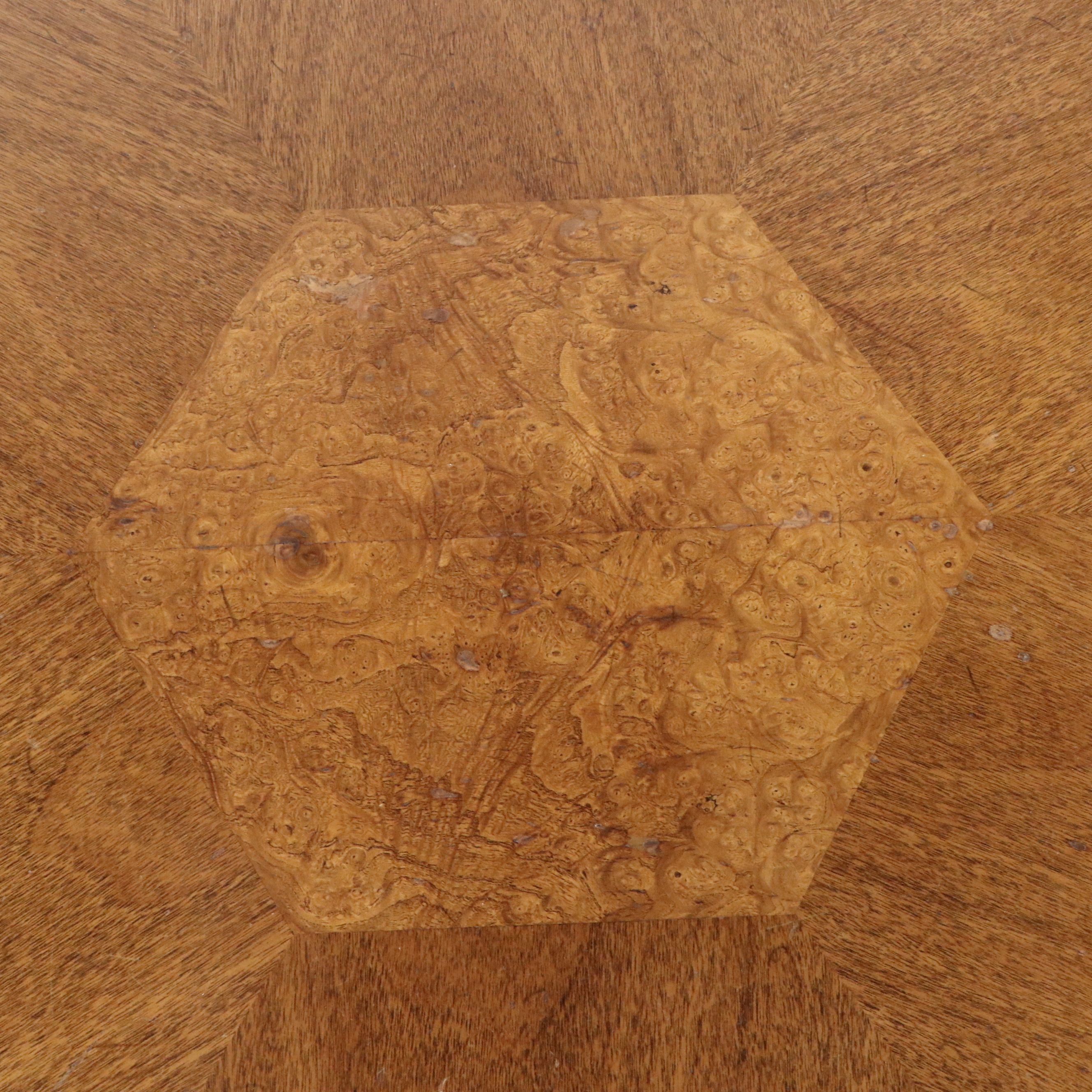 Drexel "Triune" Collection Round Mahogany Coffee Table, Mid to Late 20th Century