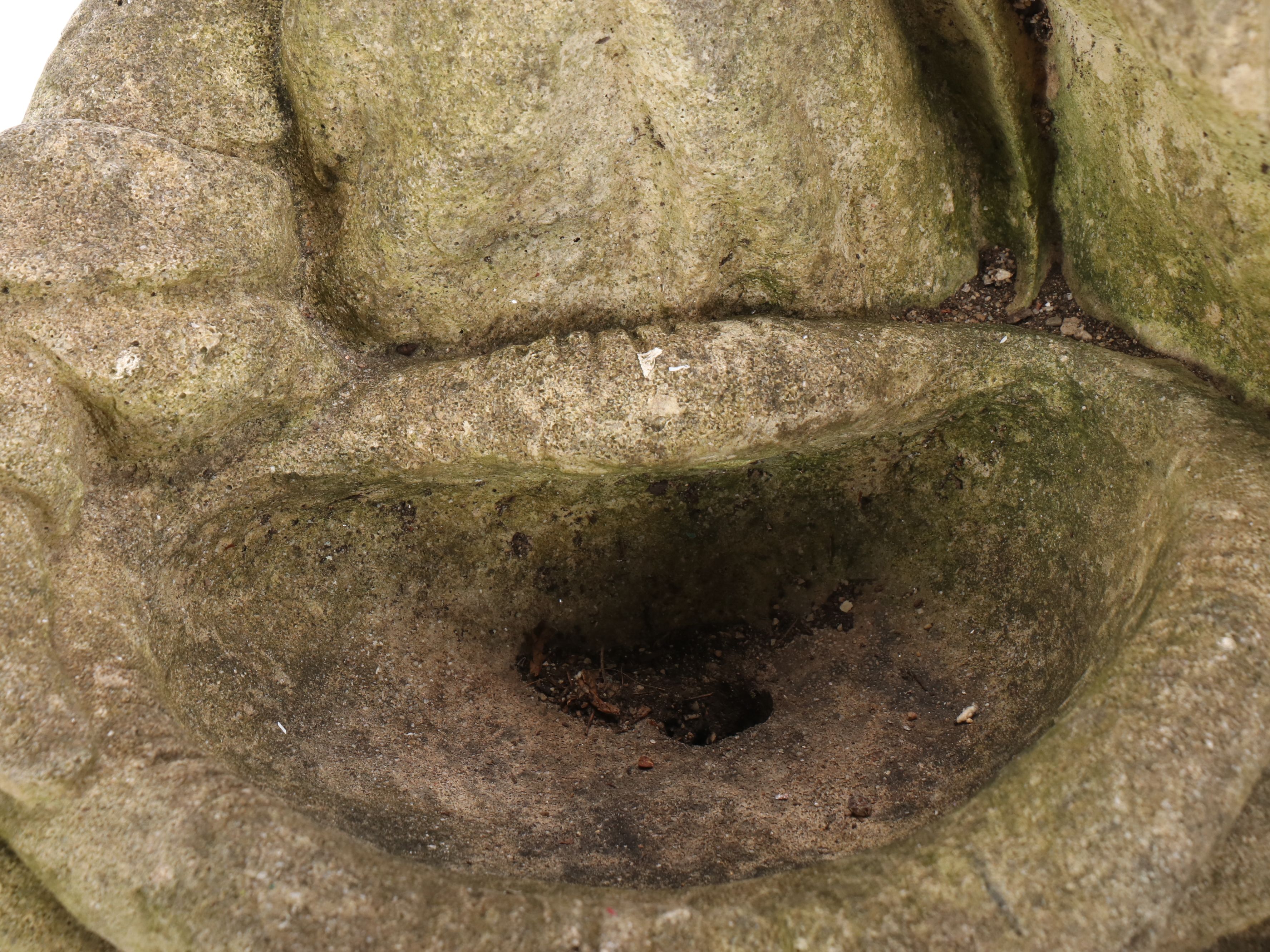 Woman with Basin Cast Concrete Garden Sculpture