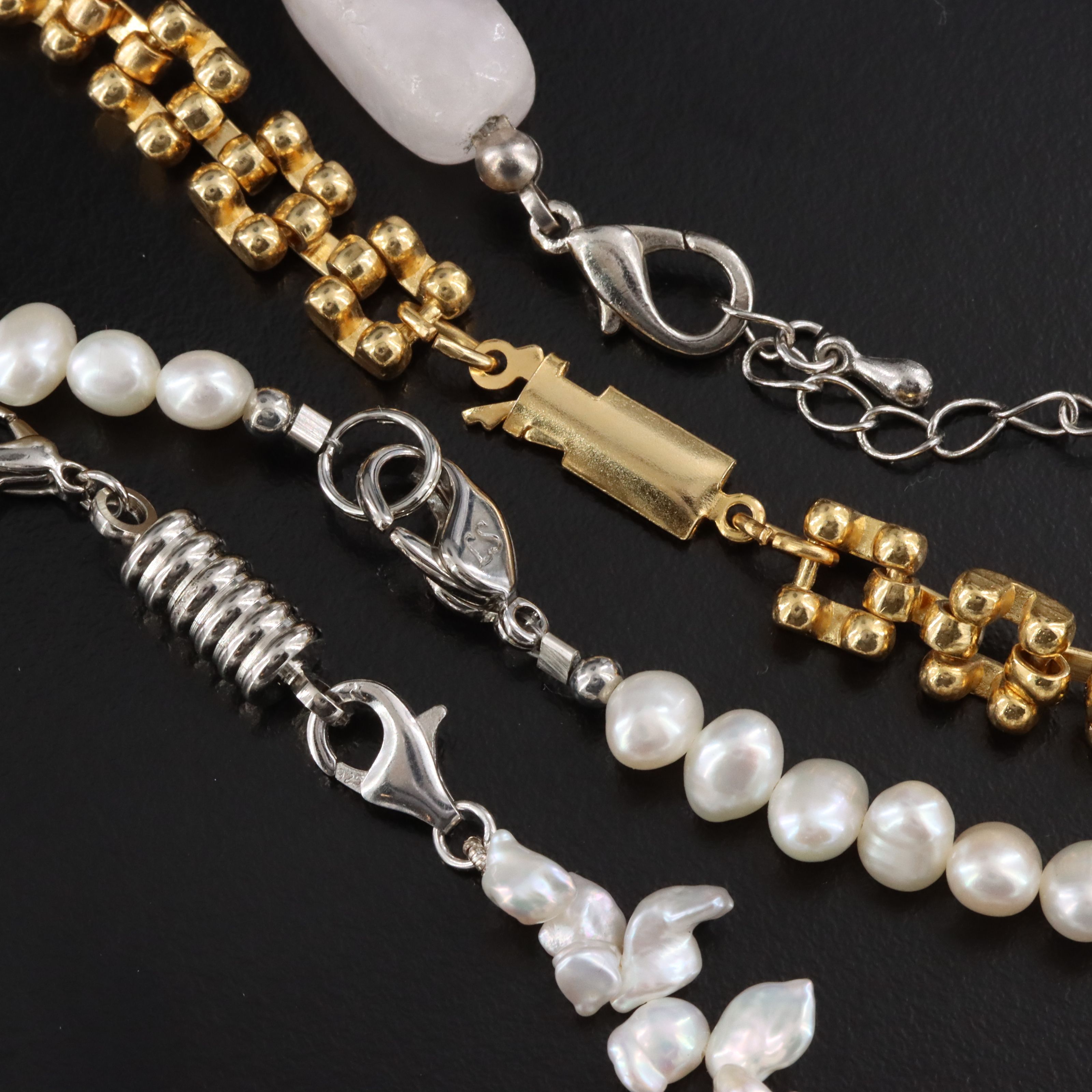 Pearl, Labradorite and Gemstone Necklaces