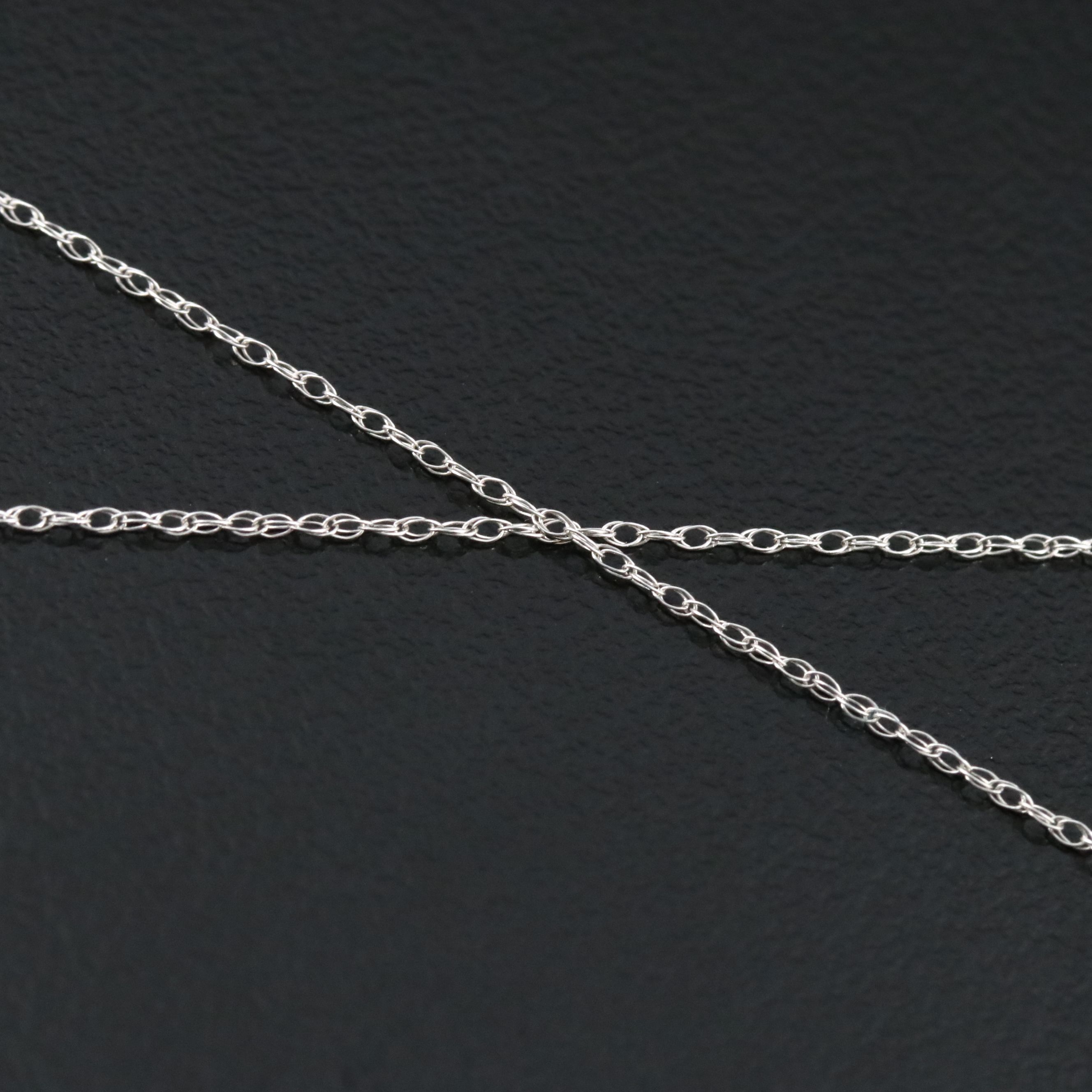 14K Spessartine Garnet and Diamond Pendant Necklace