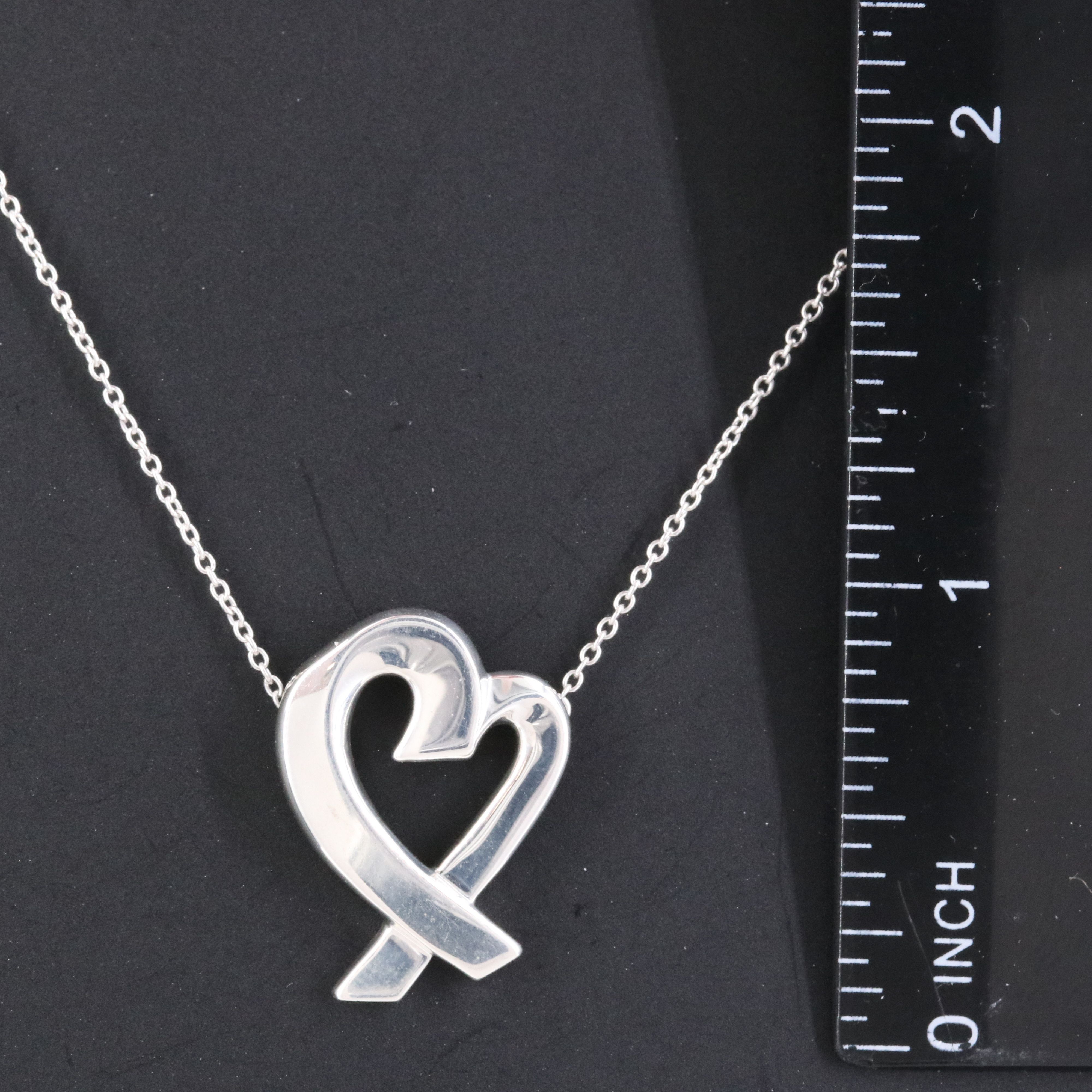 Paloma Picasso for Tiffany & Co. Loving Heart Sterling Necklace