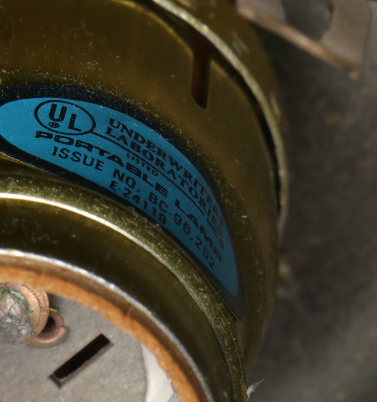 Victorian Style Hand-Painted Floral Milk Glass Parlor Lamp, Late 20th C.