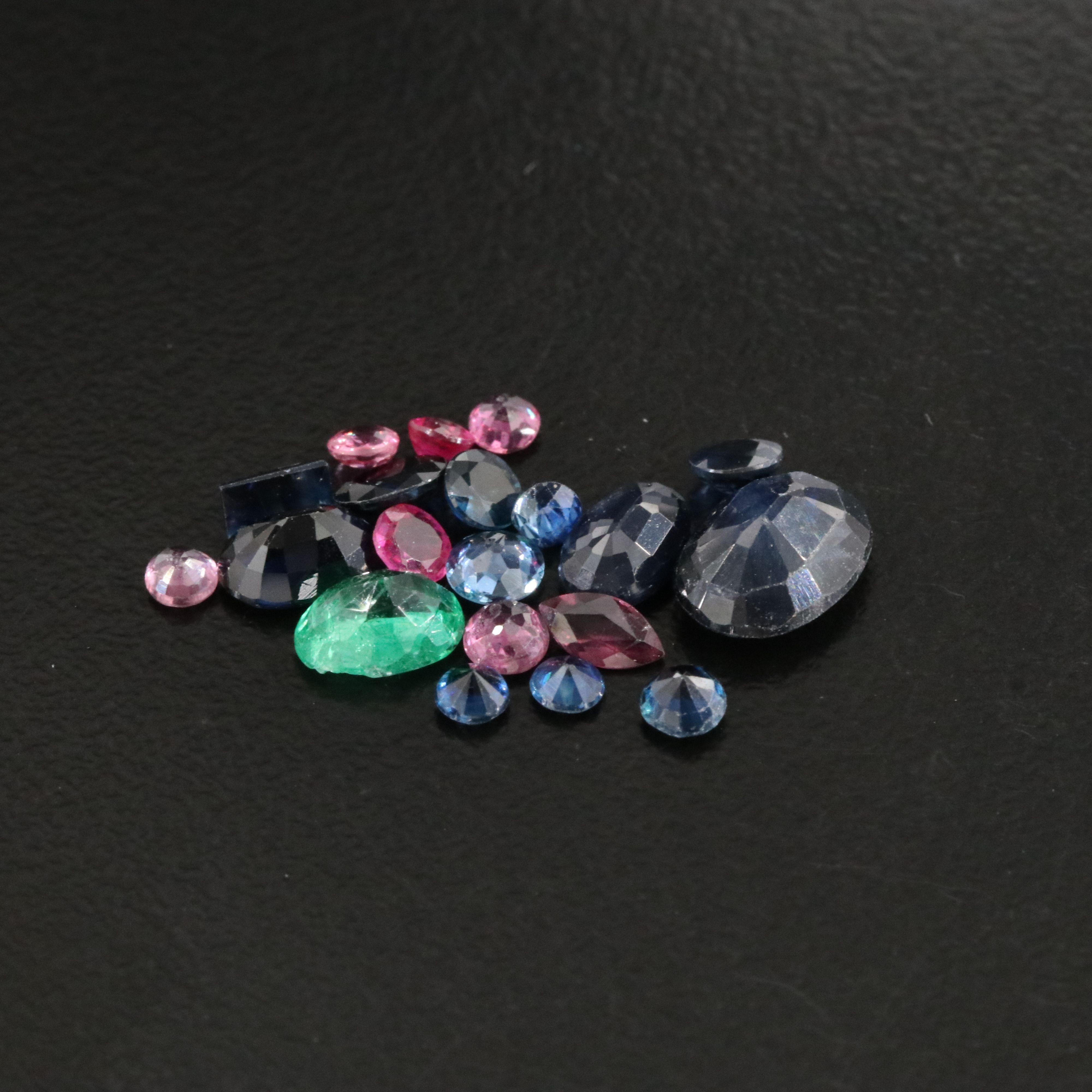 Loose 5.54 CTW Sapphire, Ruby, and Emerald Lot