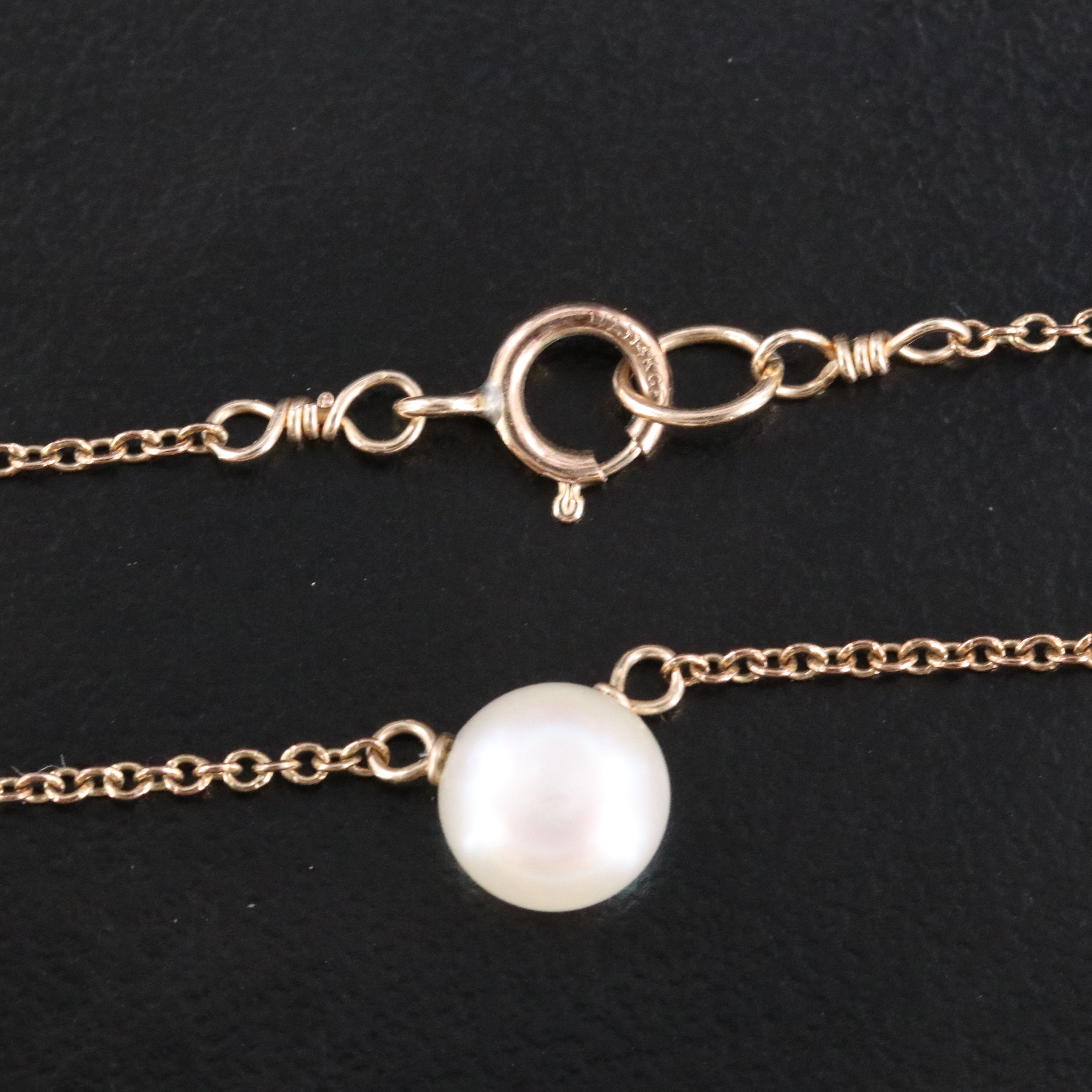 Gold-Filled Pearl Necklace