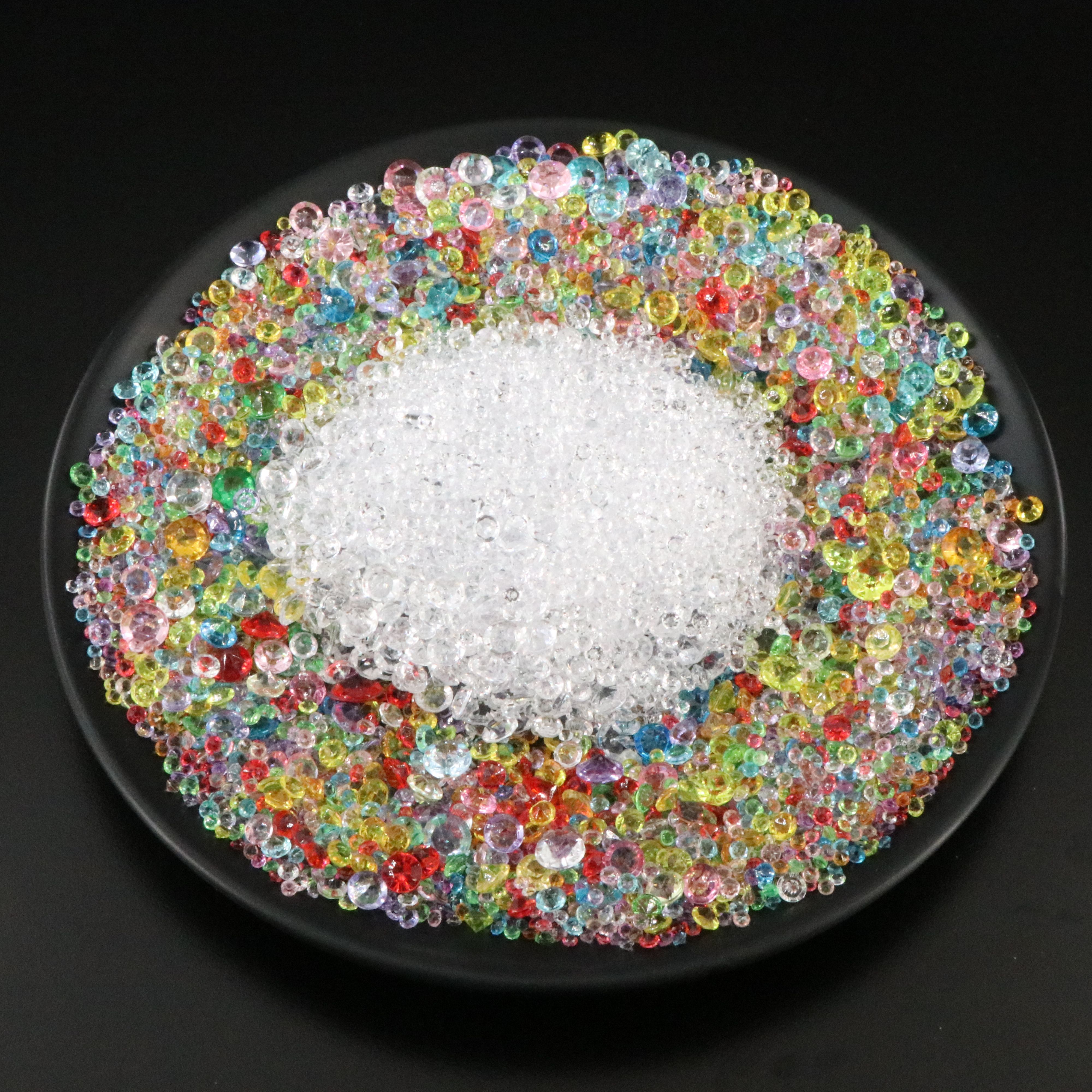 Loose Colorless and Colored Stone Imitations and CZ