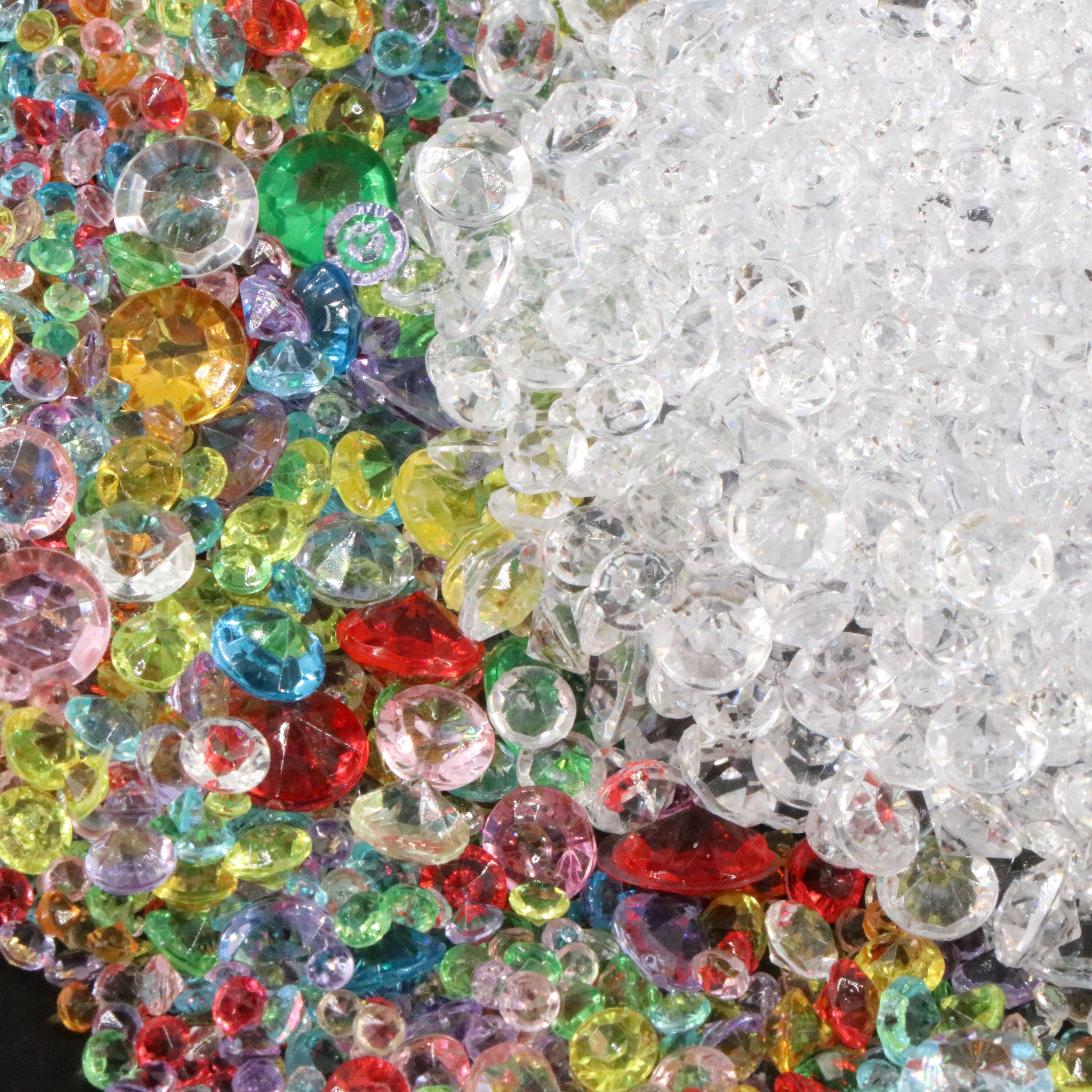 Loose Colorless and Colored Stone Imitations and CZ