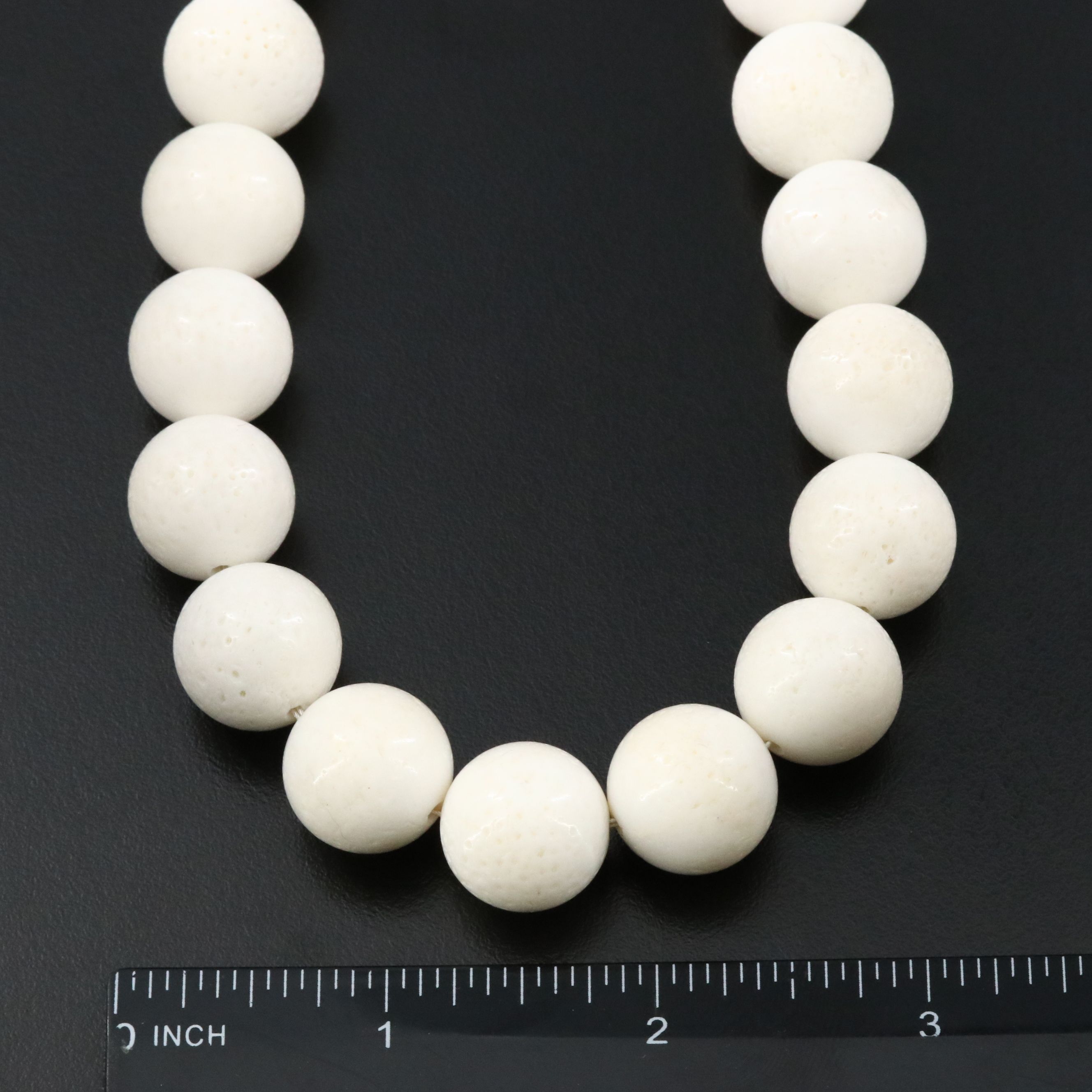 950 Silver Coral Necklace and Earrings Set